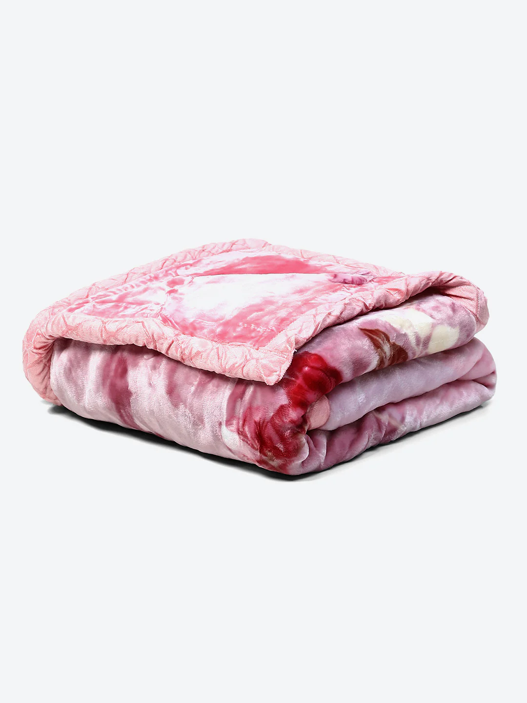 Floral Print Single Bed 852 GSM Blanket for Heavy Winter -2 Ply (Weight 3 kg) - Image 7