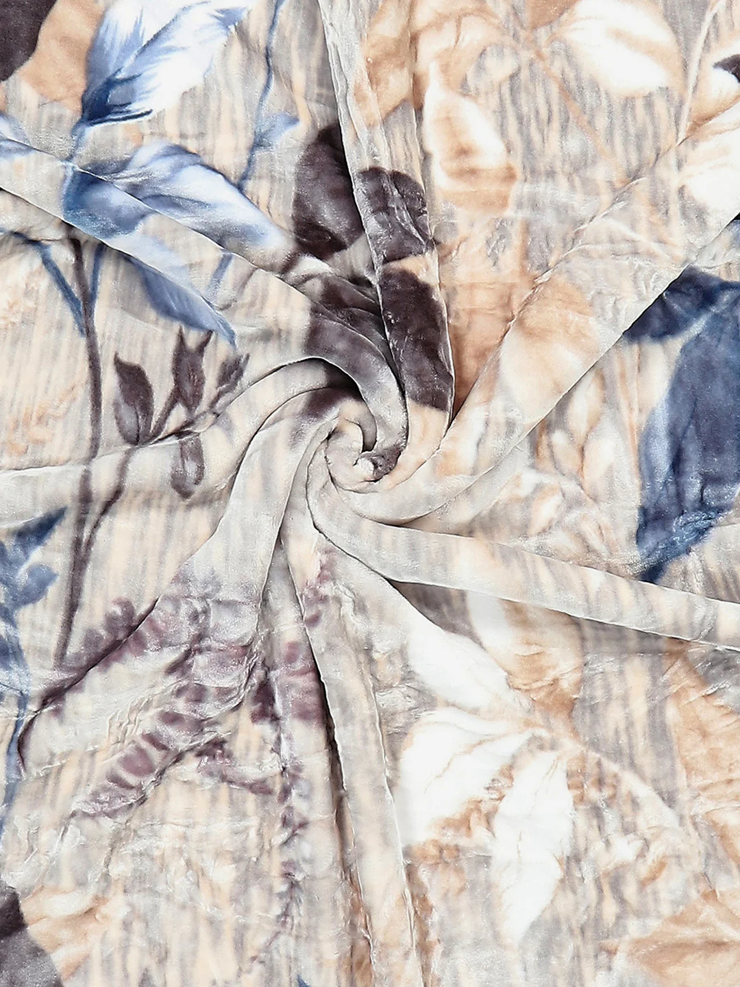 Floral Print Single Bed 852 GSM Blanket for Heavy Winter -2 Ply (Weight 3 kg) - Image 11