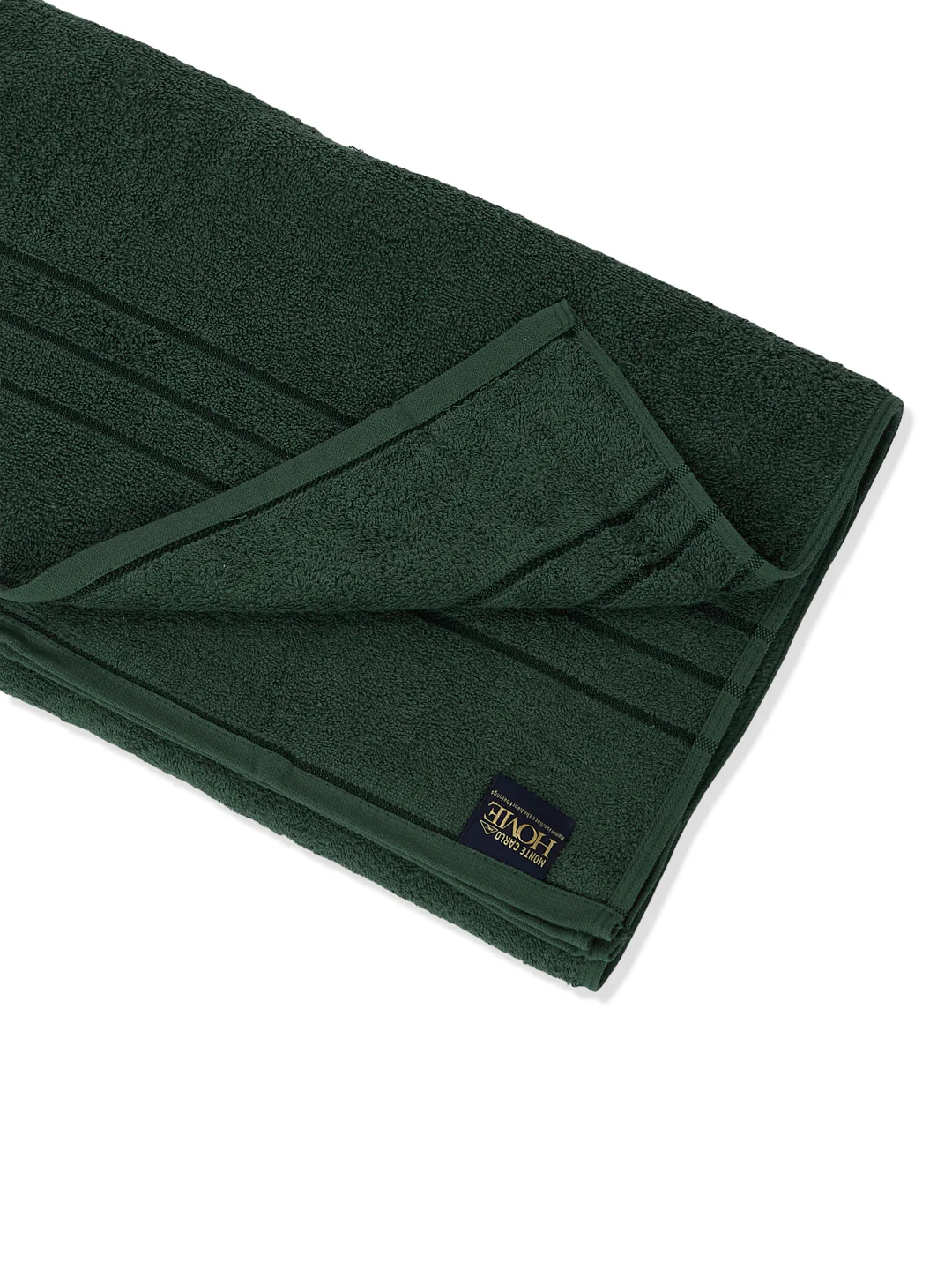 Forest Green Pure Cotton Solid 340 GSM Car Towel 1 Piece (Soho Collection) - Image 4
