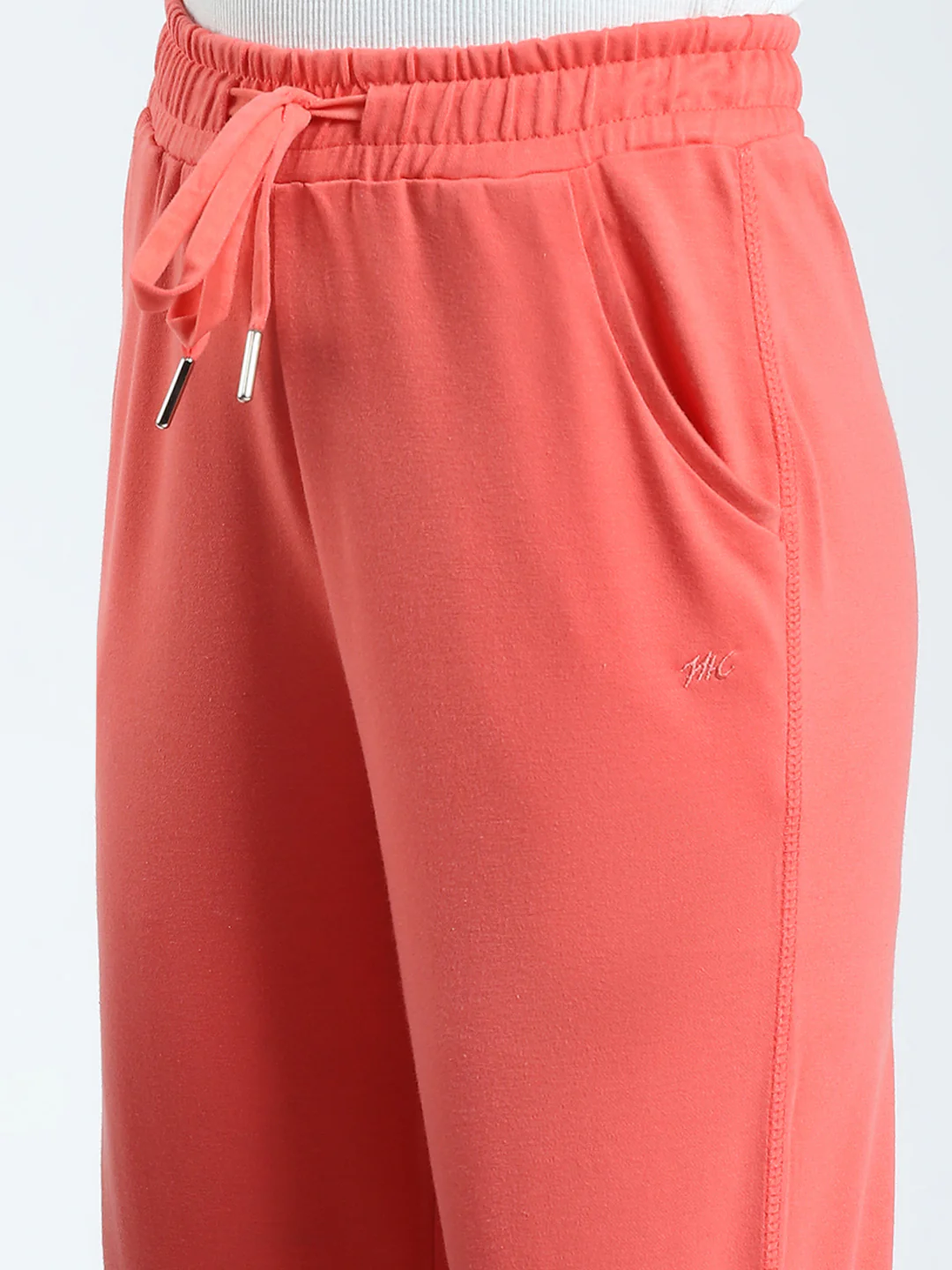 Girls Coral Solid Regular Fit Lower - Image 6