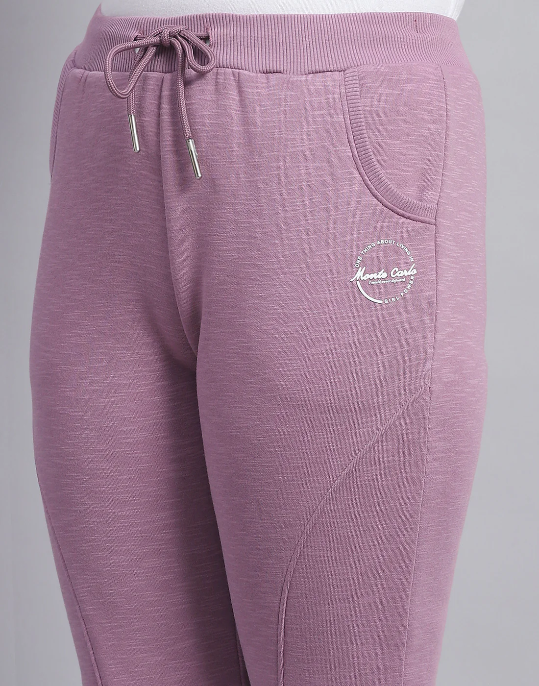 Girls Purple Solid Regular Fit Lower - Image 6