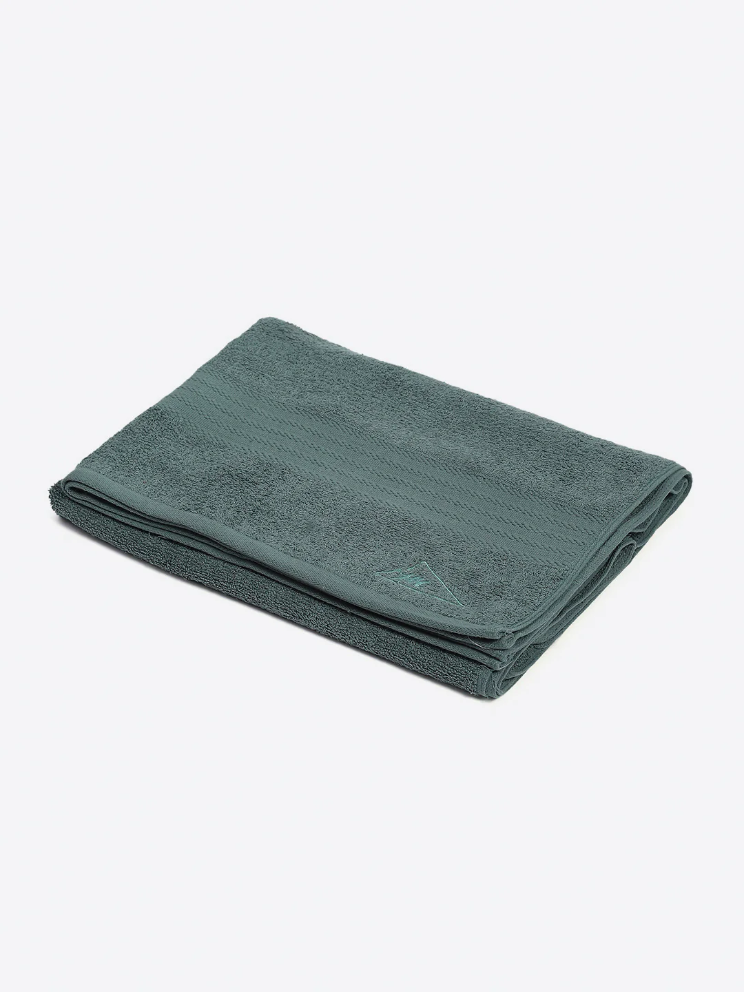 Green Cotton Solid 400 GSM Bath Towel (Jazz) - Image 2