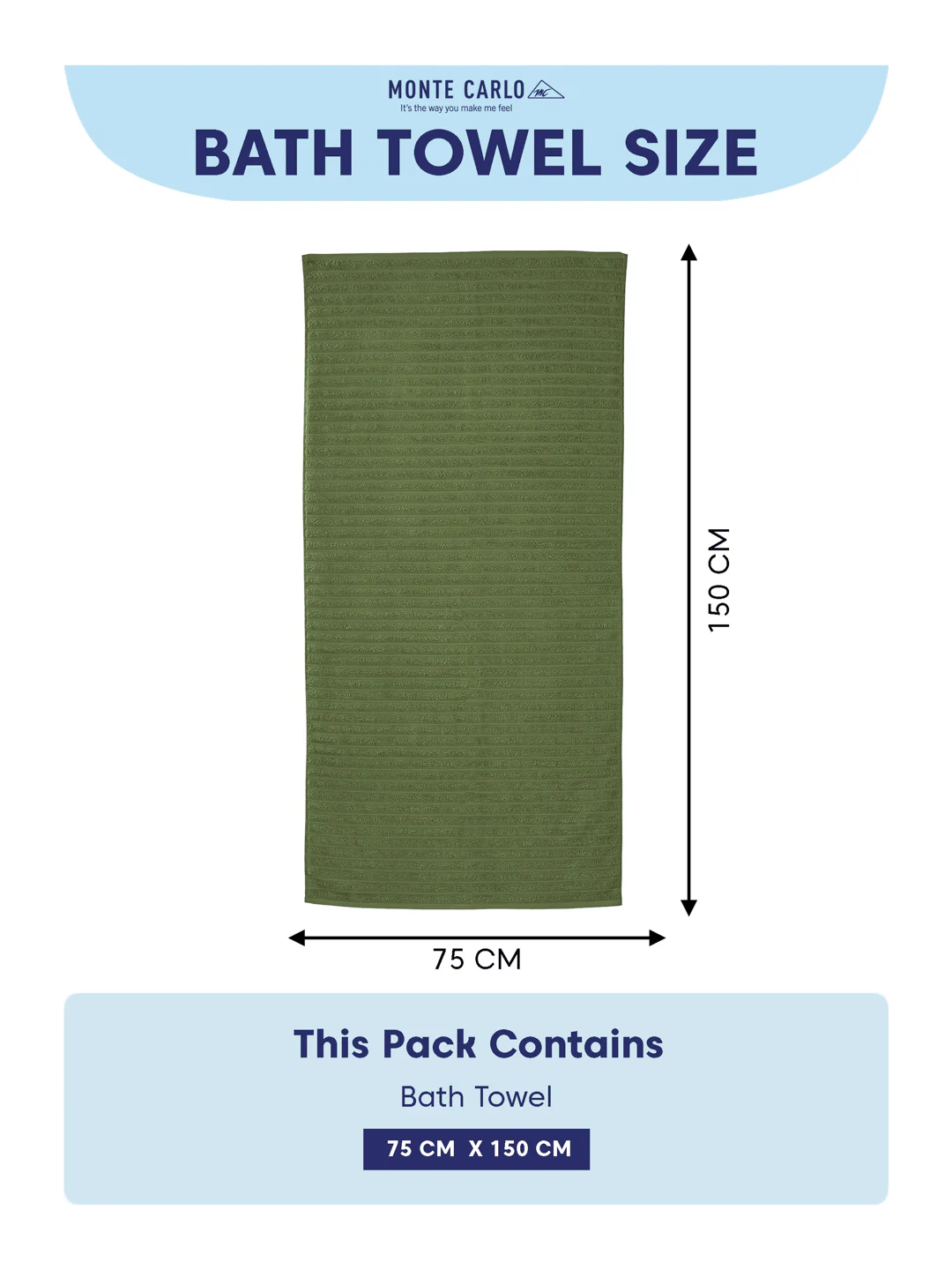 Green & Grey 100% Cotton Solid 500 GSM Bath Towel Sensations 4 Pc Set Gifting Box Pack - Image 13