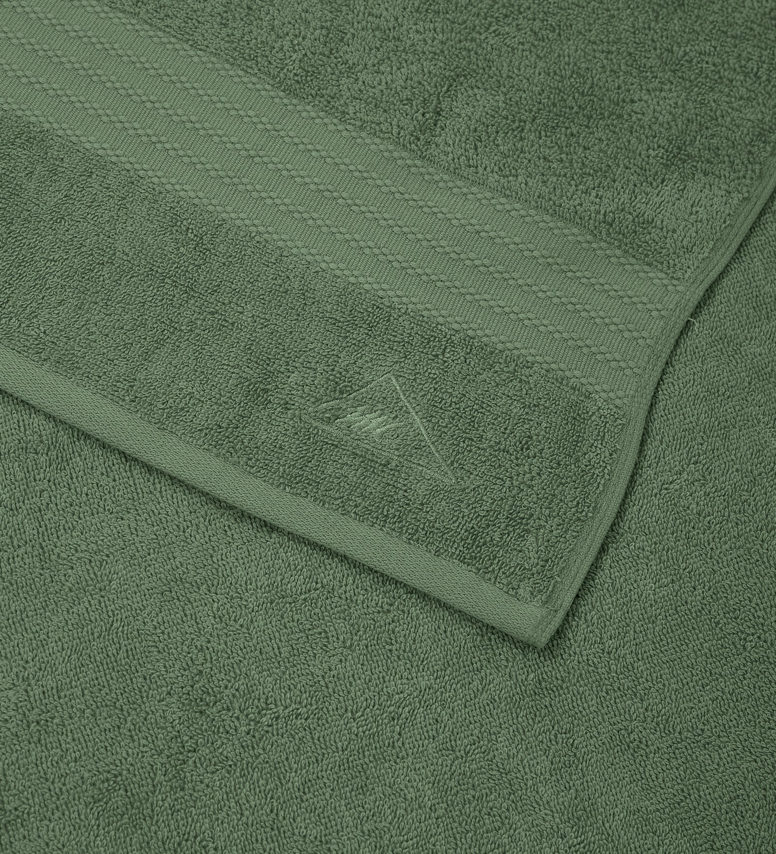 Green Pure Cotton Solid 380 GSM Bath Towel 1 Piece (Jazz Collection) - Image 6