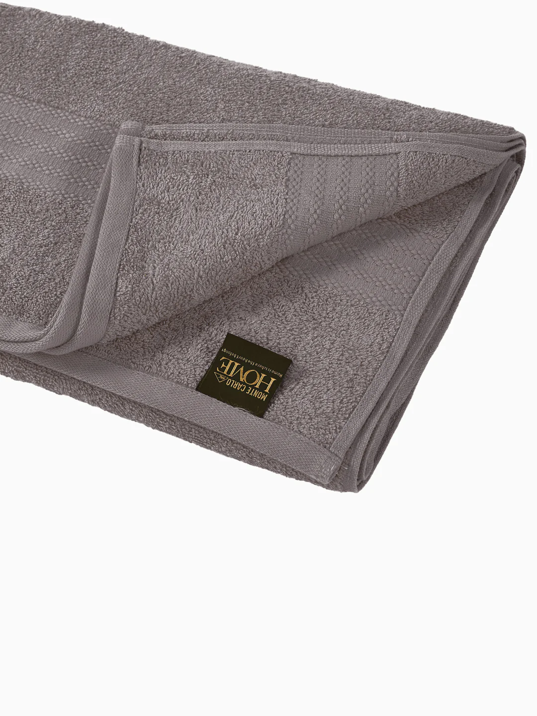 Grey 100% Cotton Solid 380 GSM Bath Towel Jazz 4 Pc Set Gifting Box Pack - Image 7