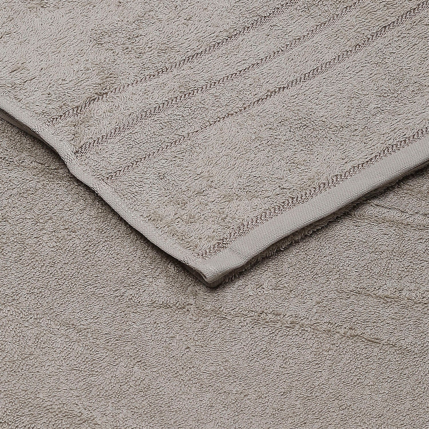 Grey Cotton 350 GSM Bath Towel - Image 3