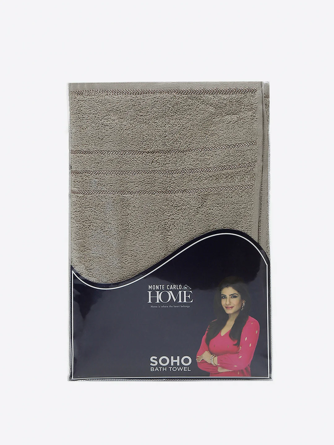 Grey Cotton 350 GSM Bath Towel - Image 5
