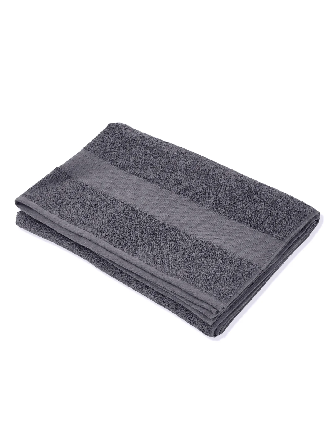 Grey Pure Cotton Solid 380 GSM Car Towel 1 Piece (Jazz Collection) - Image 3