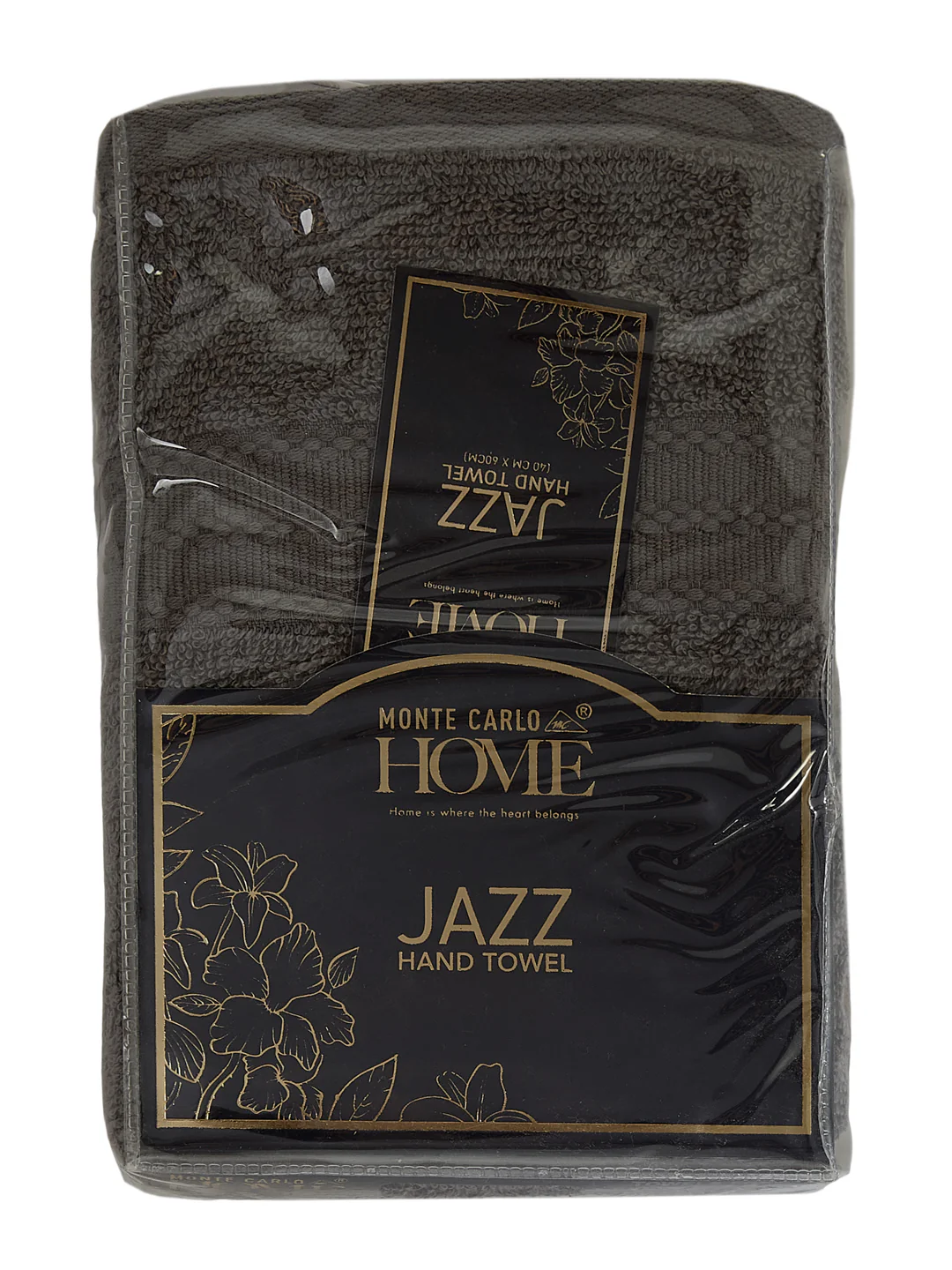 Grey Pure Cotton Solid 380 GSM Hand Towel 2 Pc Set (Jazz Collection) - Image 11
