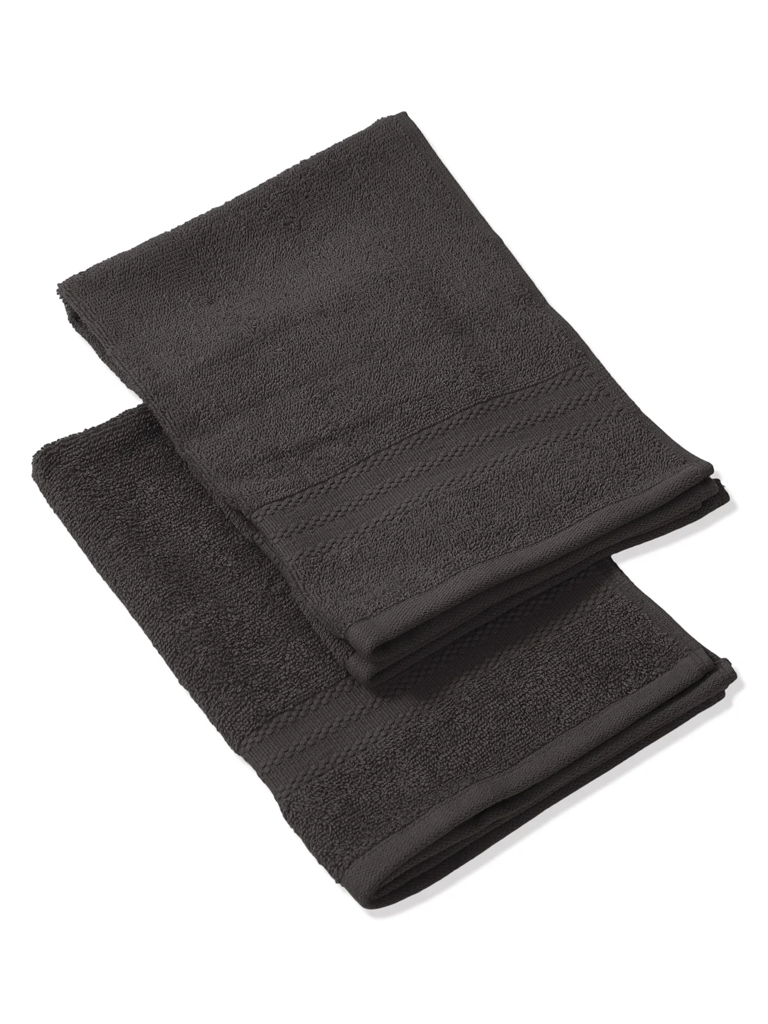 Grey Pure Cotton Solid 380 GSM Hand Towel 2 Pc Set (Jazz Collection) - Image 6