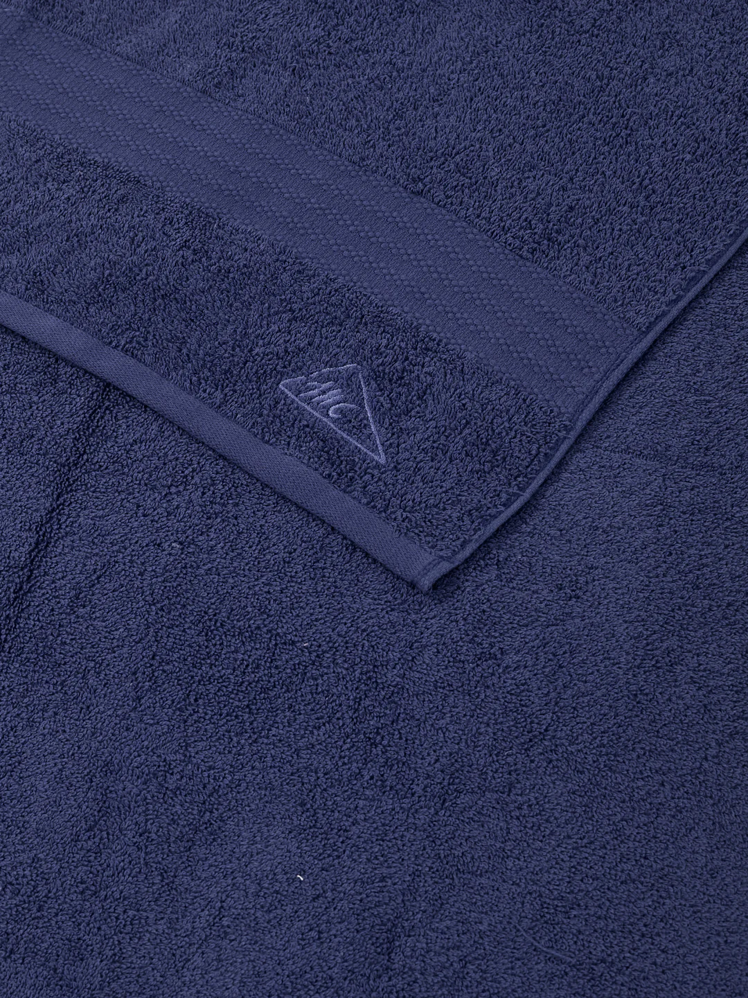 Insignia Blue 100% Cotton Solid 380 GSM Bath Towel Jazz 4 Pc Set Gifting Box Pack - Image 8