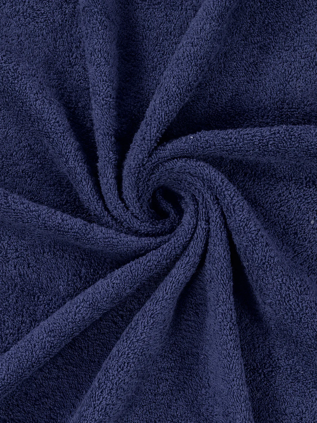 Insignia Blue 100% Cotton Solid 380 GSM Bath Towel Jazz 4 Pc Set Gifting Box Pack - Image 9