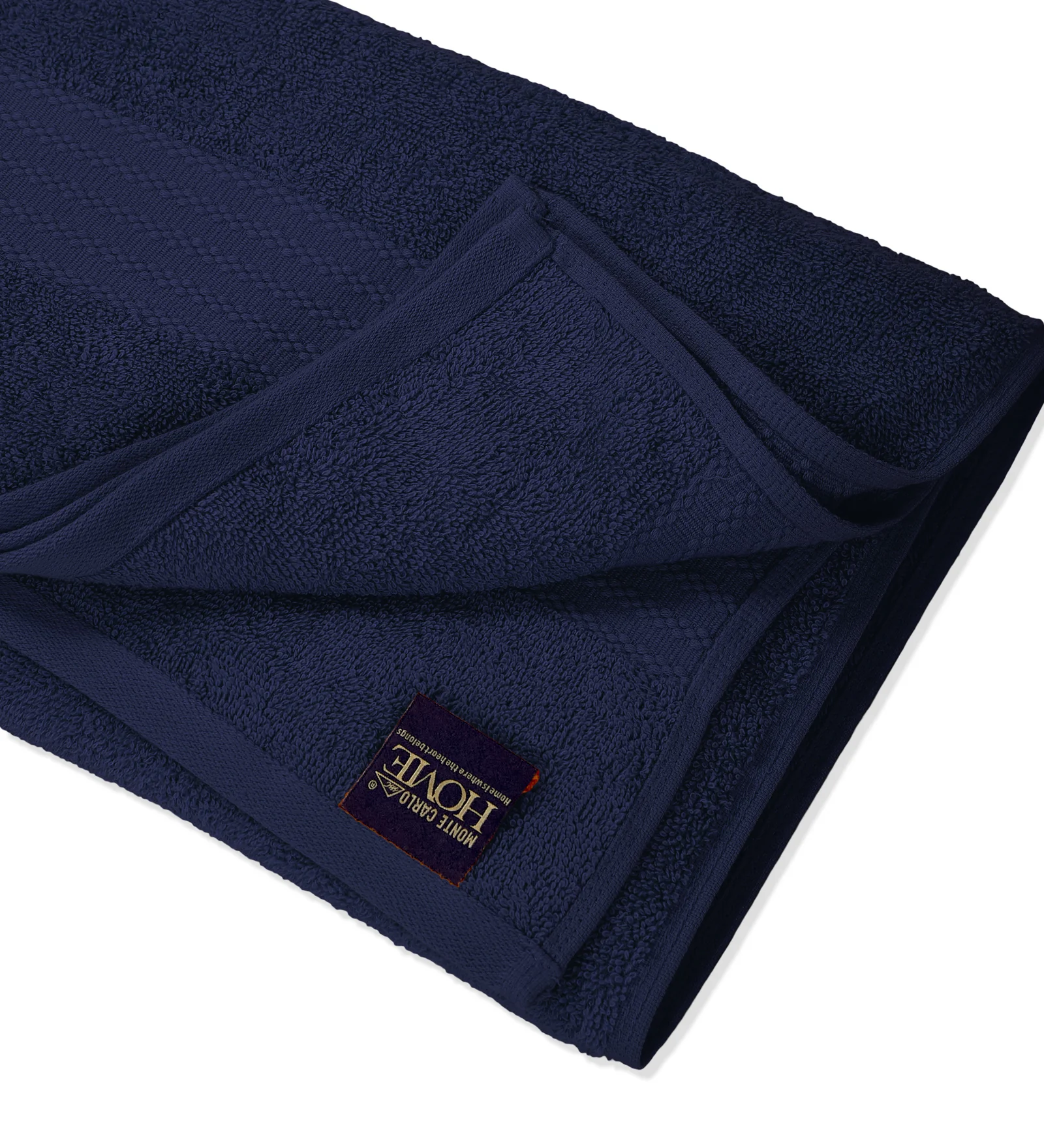 Insignia Blue Pure Cotton Solid 380 GSM Bath Towel 1 Piece (Jazz Collection) - Image 5