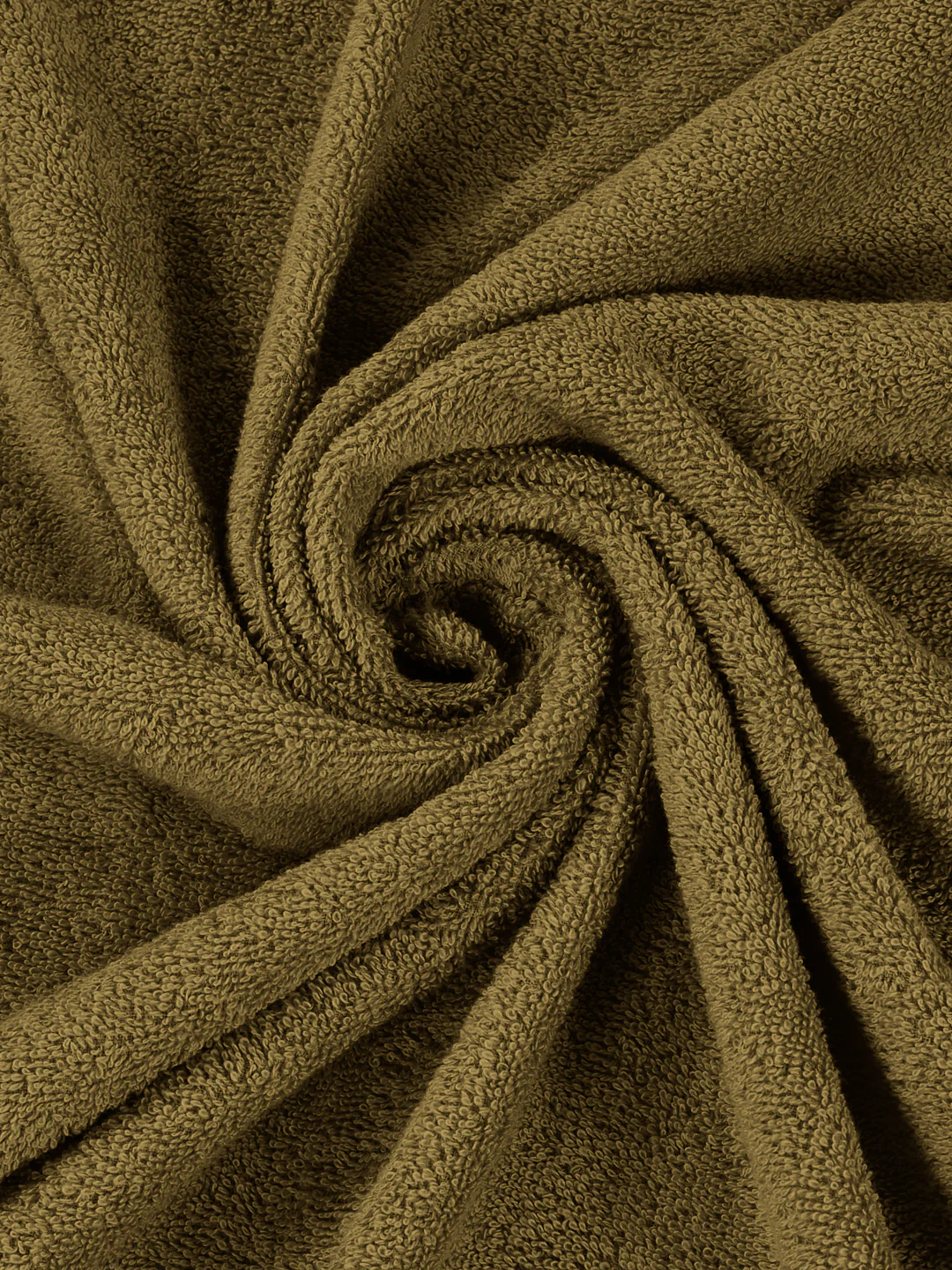 Khaki Pure Cotton Solid 380 GSM Car Towel 1 Piece (Jazz Collection) - Image 6