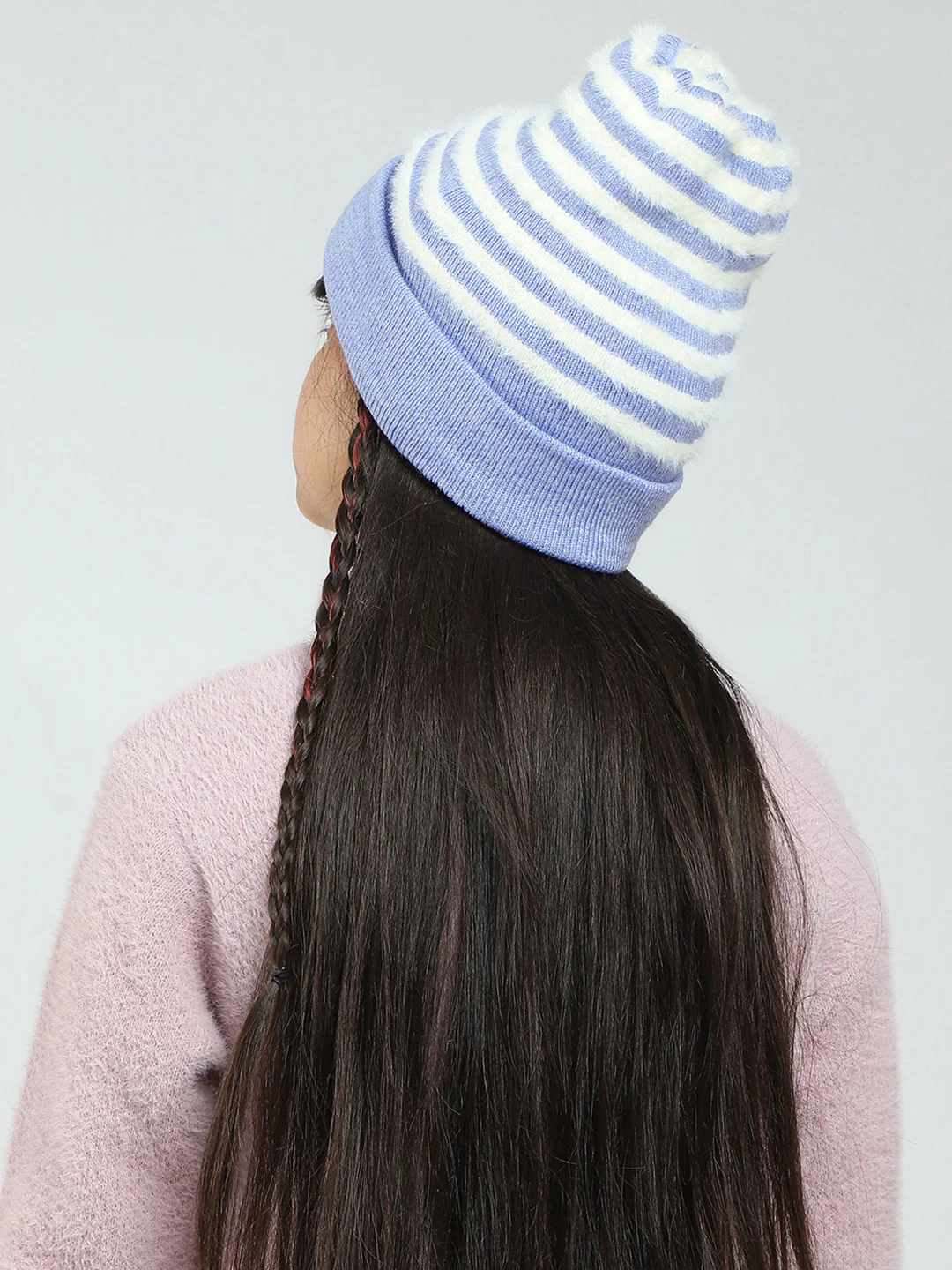 Kids Blue Self Design Cap - Image 5