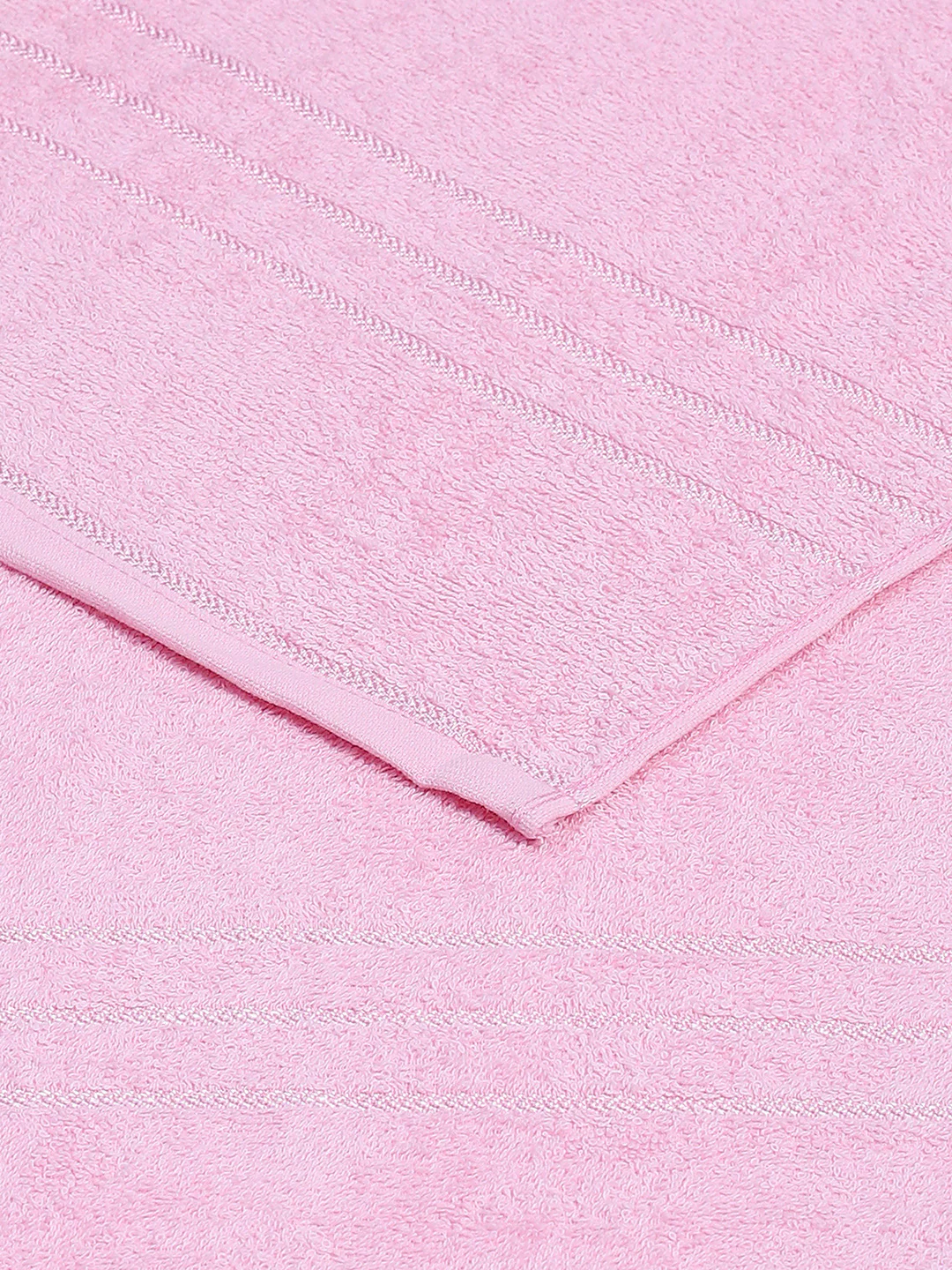 Light Pink Cotton Solid 350 GSM Car Towel (Soho) - Image 4