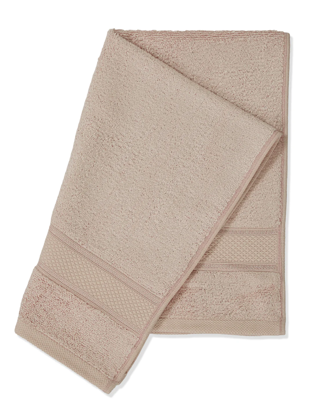 Luxury Beige Bamboo Cotton Solid 600 GSM Hand Towel Eco Bamboo 2 Pc Set Pvc Pack - Image 7