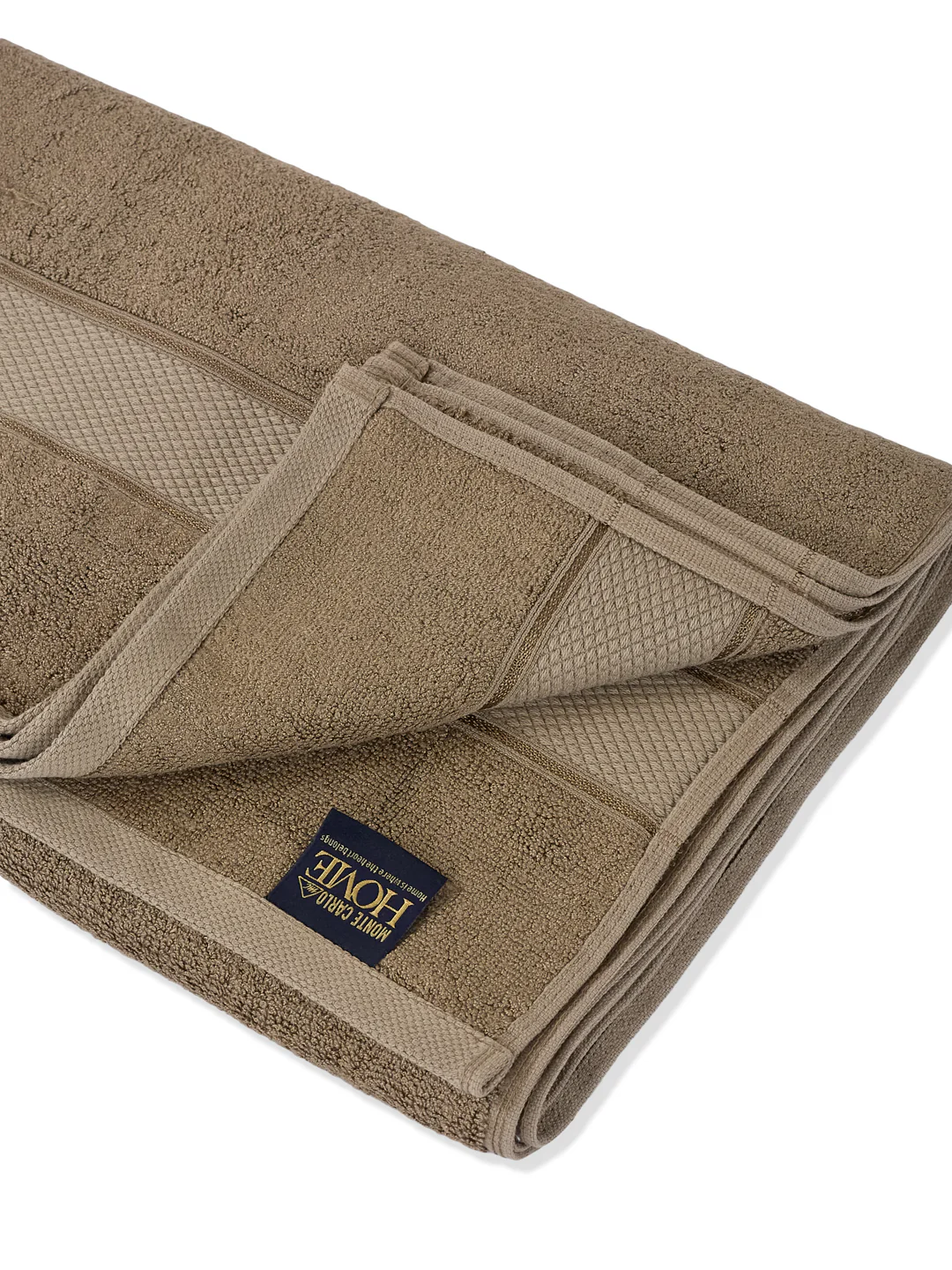 Luxury Brown Bamboo Cotton Solid 600 GSM Bath Towel Eco Bamboo 1 Pc Pvc Pack - Image 5