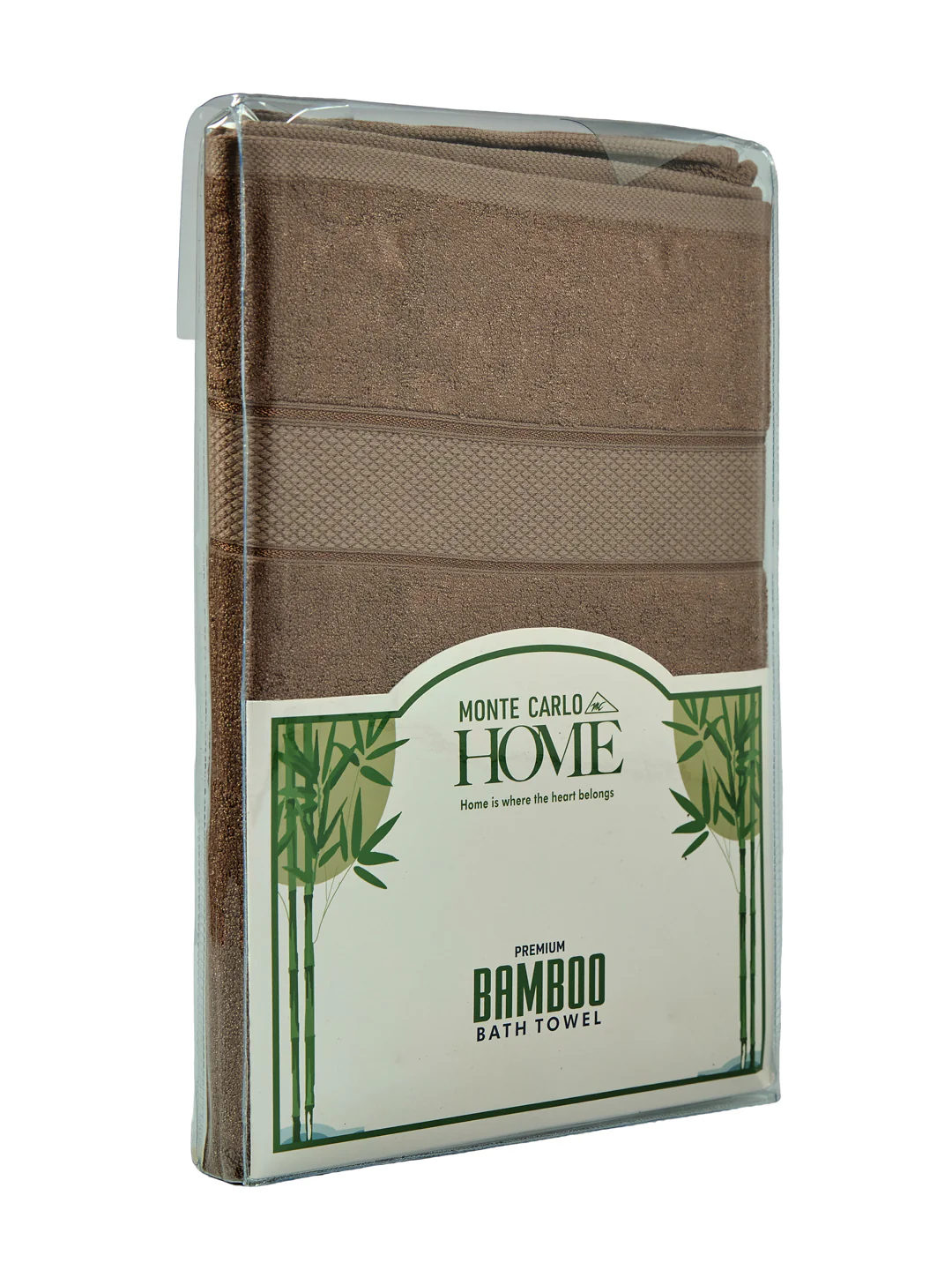 Luxury Brown Bamboo Cotton Solid 600 GSM Bath Towel Eco Bamboo 1 Pc Pvc Pack - Image 9