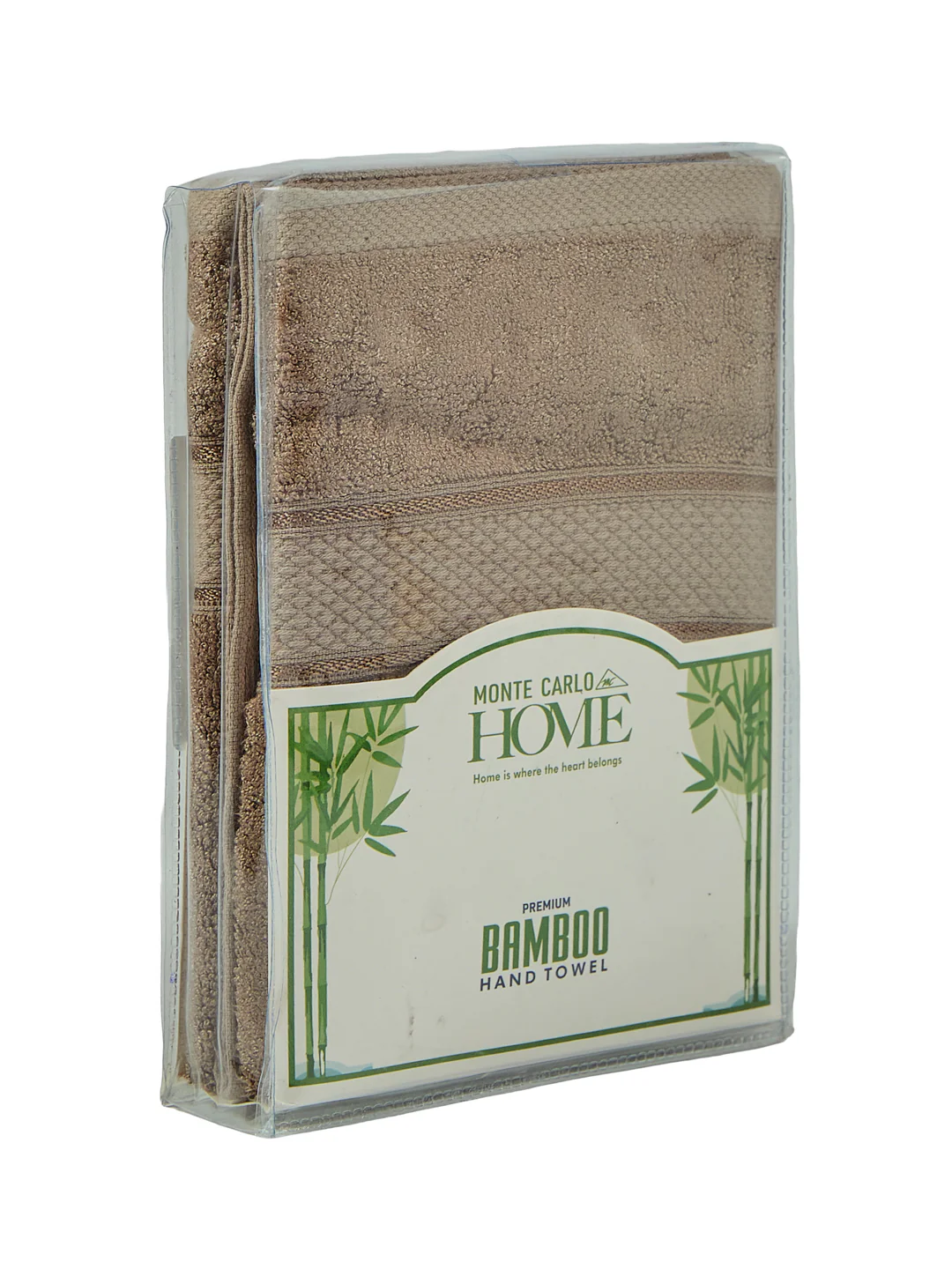 Luxury Brown Bamboo Cotton Solid 600 GSM Hand Towel Eco Bamboo 2 Pc Set Pvc Pack - Image 11