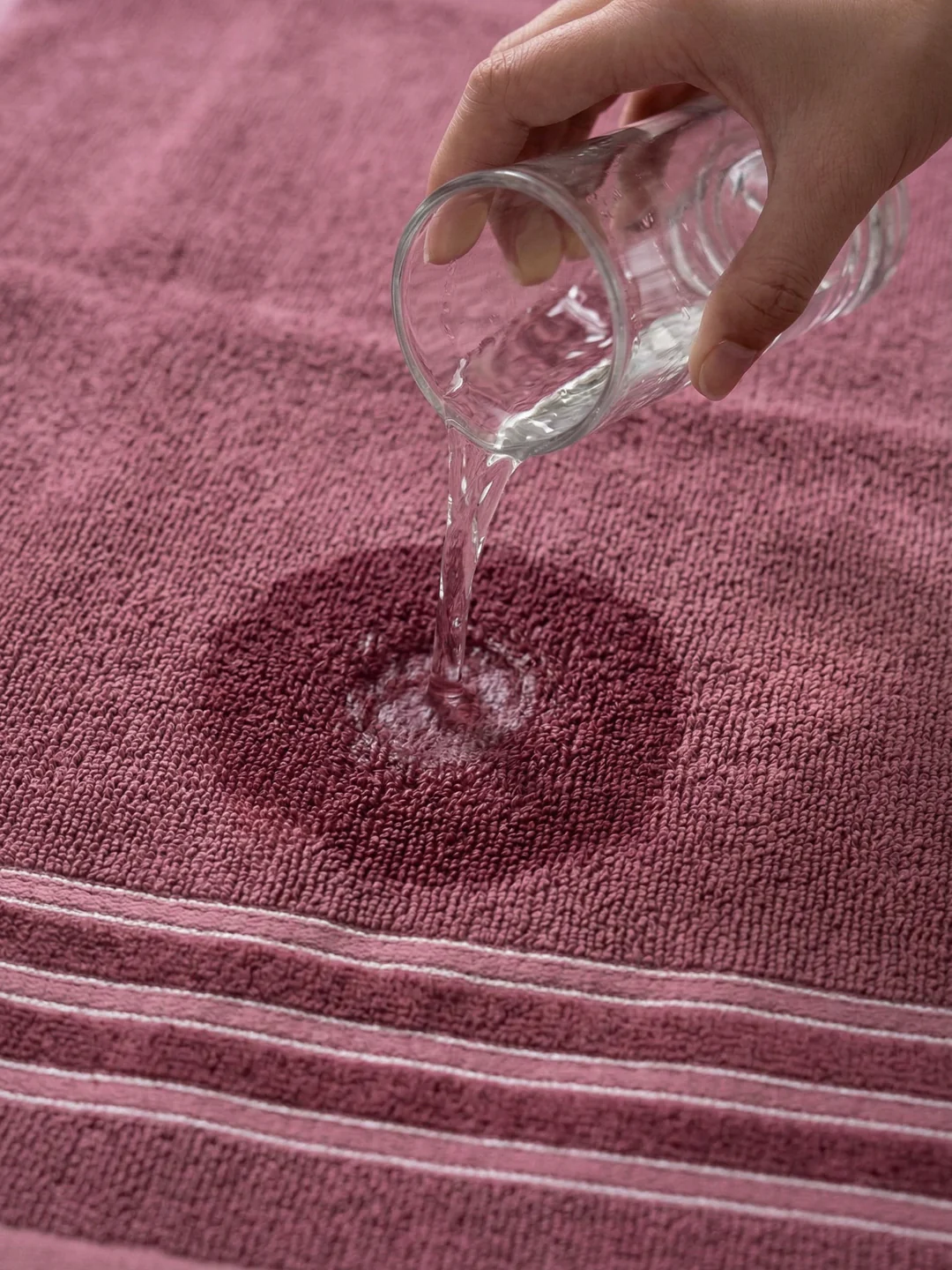 Luxury Burgundy Bamboo Cotton Self Design 630 GSM Bath Towel Eco Bamboo Bliss 1 Pc Box Pack - Image 3
