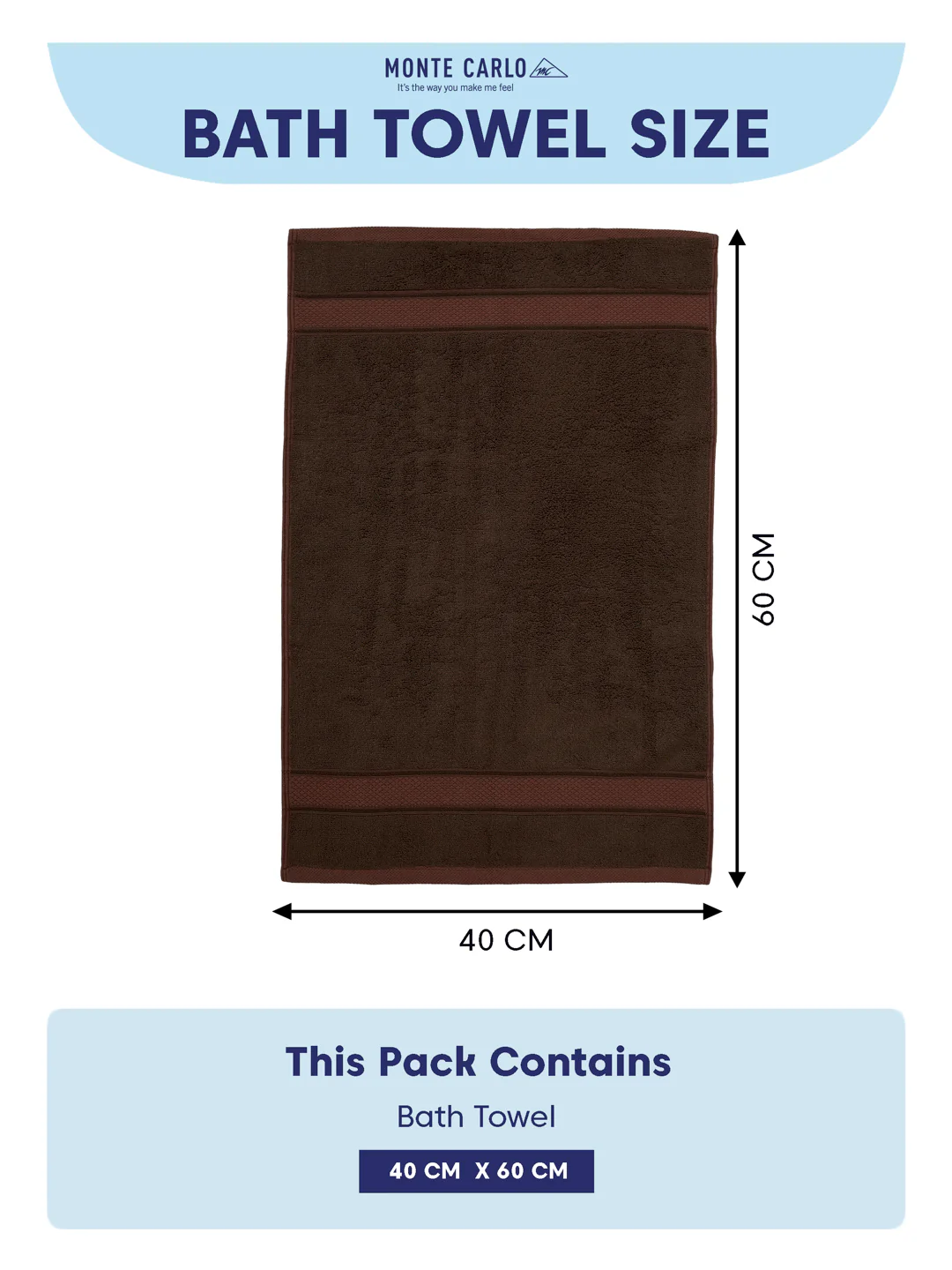 Luxury Dark Brown Bamboo Cotton Solid 600 GSM Hand Towel Eco Bamboo 2 Pc Set Pvc Pack - Image 10