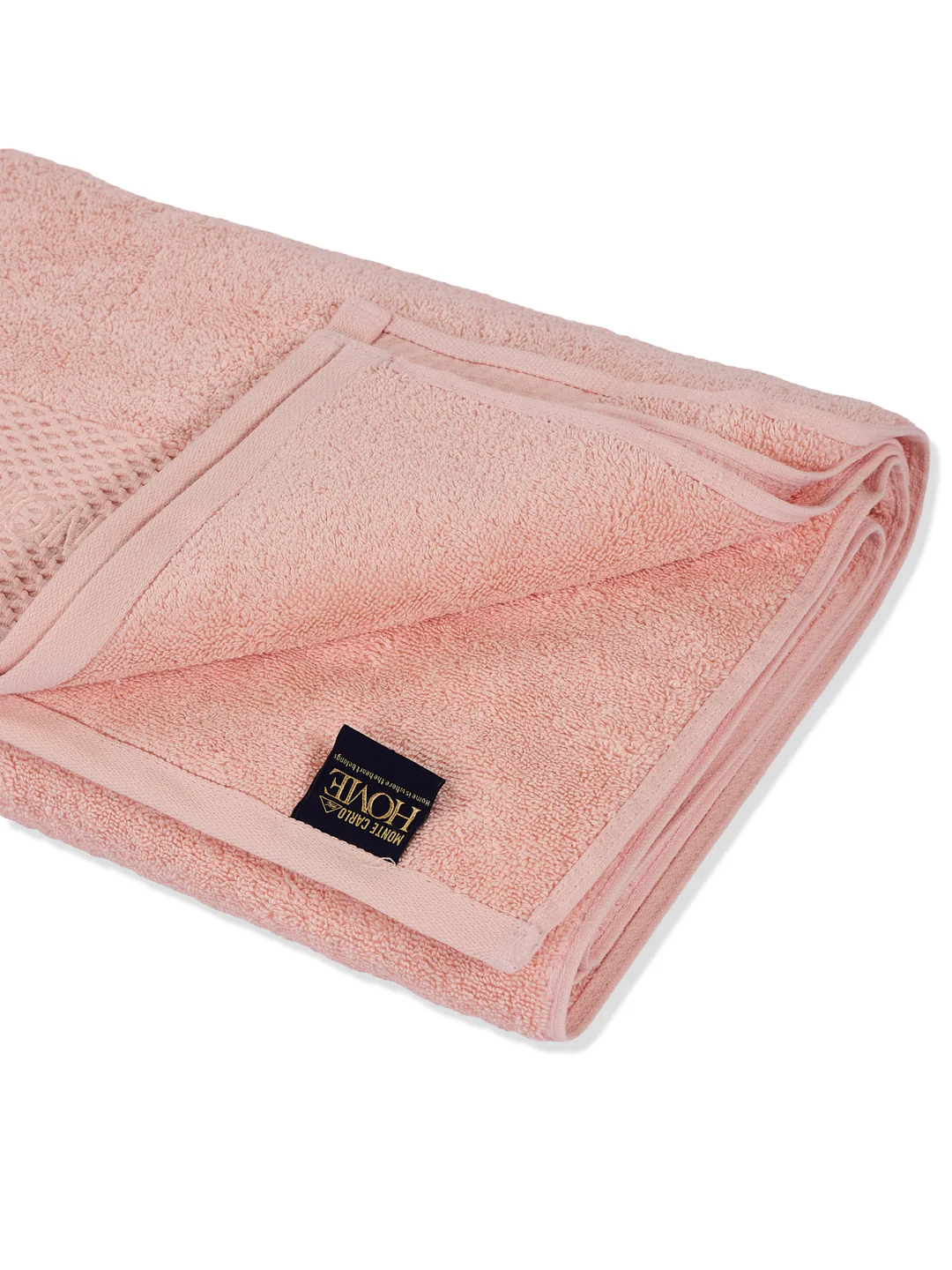 Luxury Dusty Pink 100% Cotton Solid 650 GSM Bath Towel Egyptian 1 Pc Box Pack - Image 5