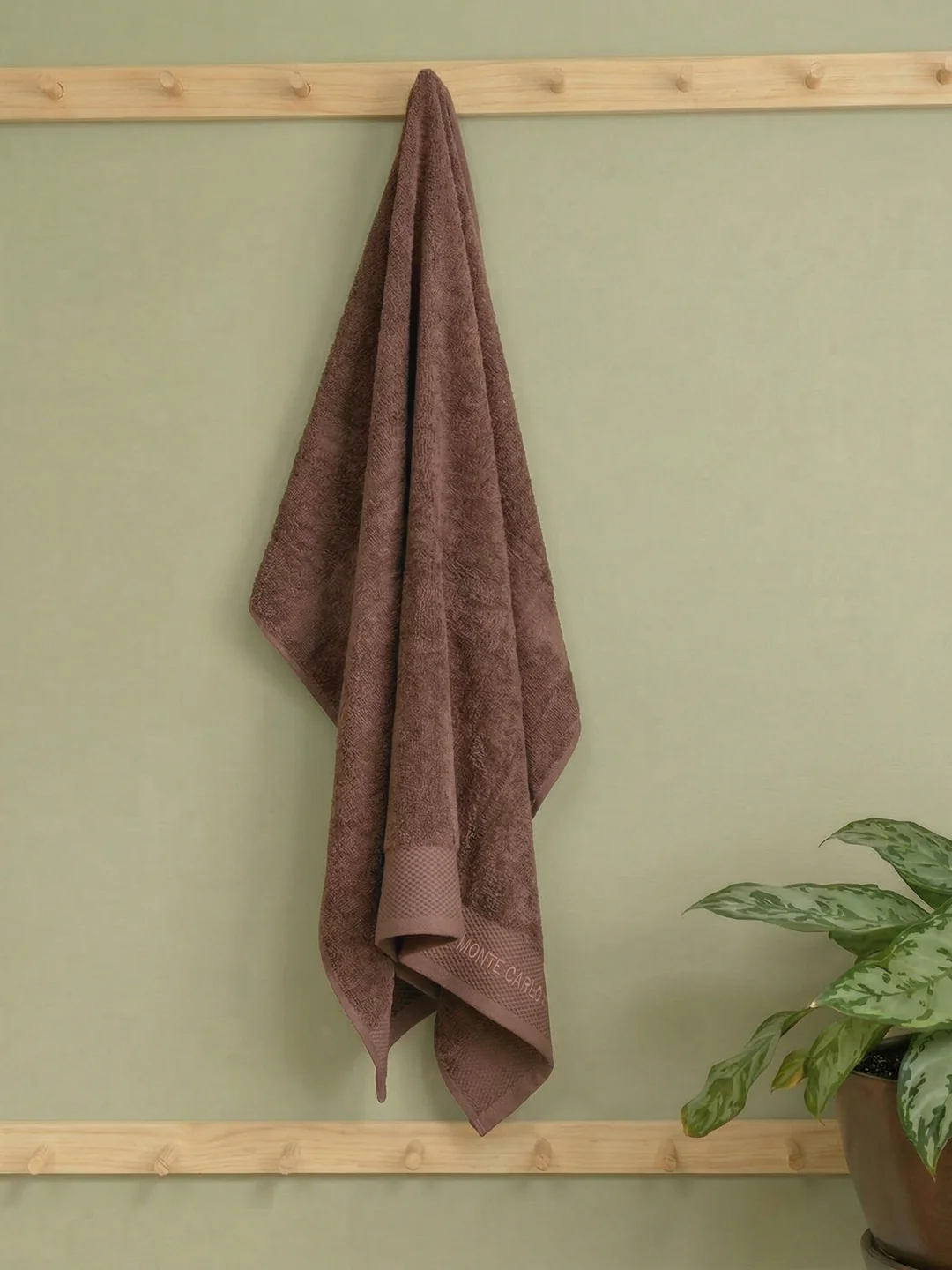 Luxury Grey 100% Cotton Solid 650 GSM Bath Towel Egyptian 1 Pc Box Pack
