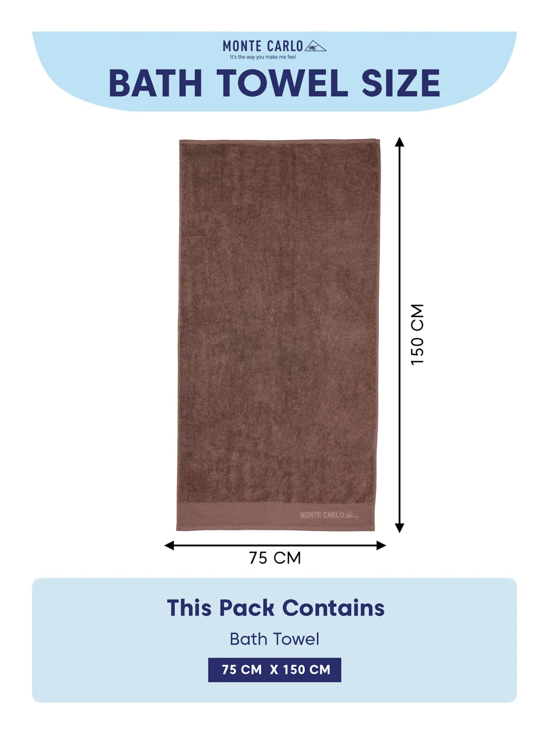 Luxury Grey 100% Cotton Solid 650 GSM Bath Towel Egyptian 1 Pc Box Pack - Image 8