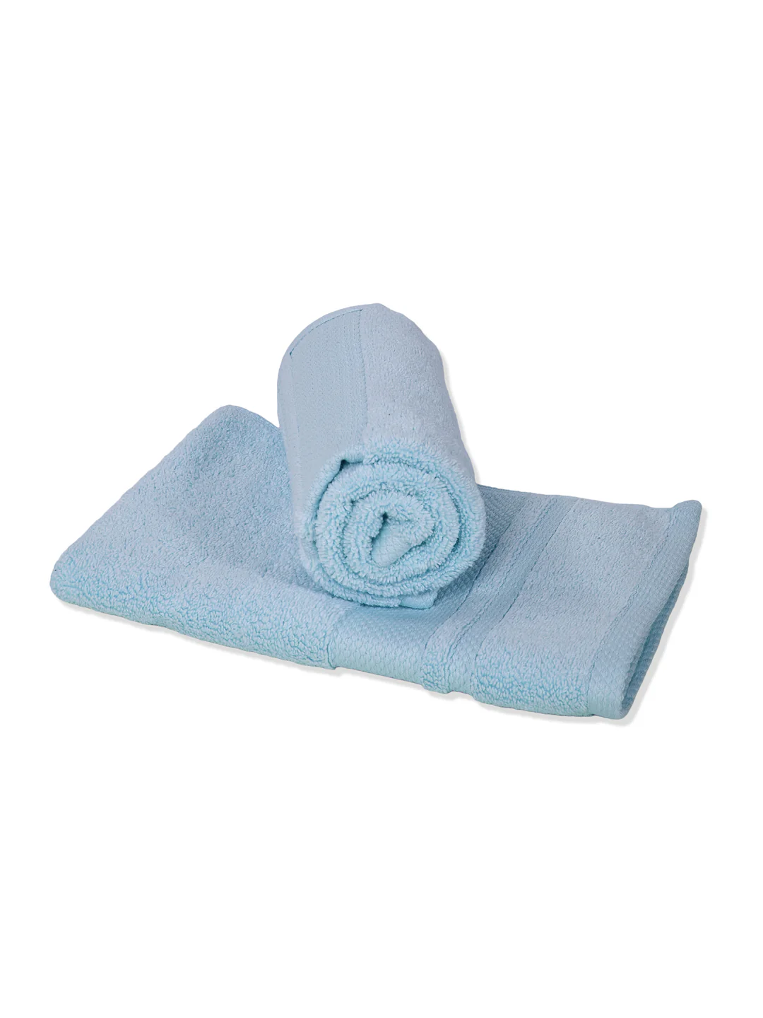 Luxury Light Blue 100% Cotton Solid 625 GSM Hand Towel Eusapia 2 Pc Set Box Pack - Image 5