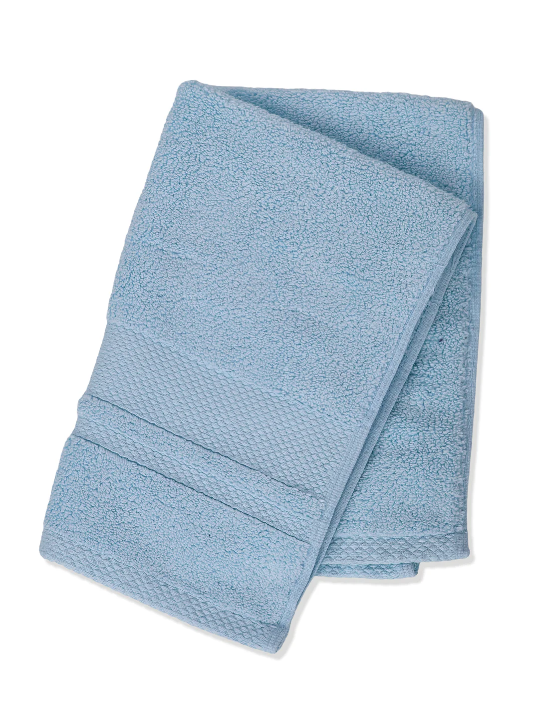 Luxury Light Blue 100% Cotton Solid 625 GSM Hand Towel Eusapia 2 Pc Set Box Pack - Image 7