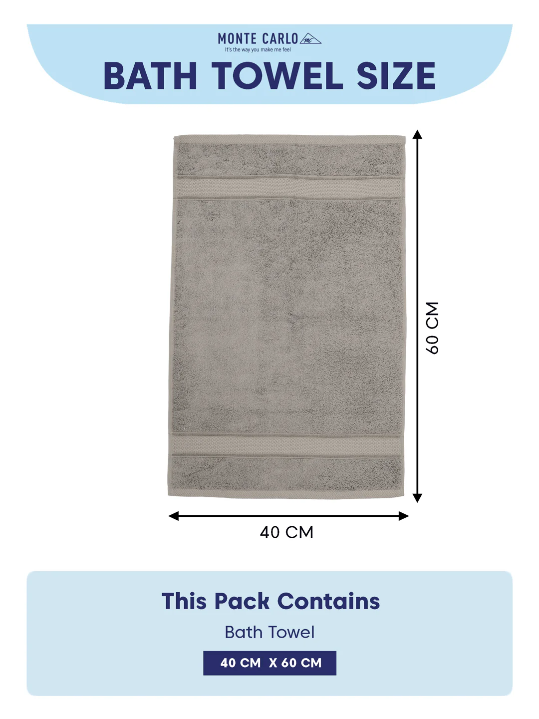 Luxury Light Grey 100% Cotton Solid 625 GSM Hand Towel Eusapia 2 Pc Set Box Pack - Image 10