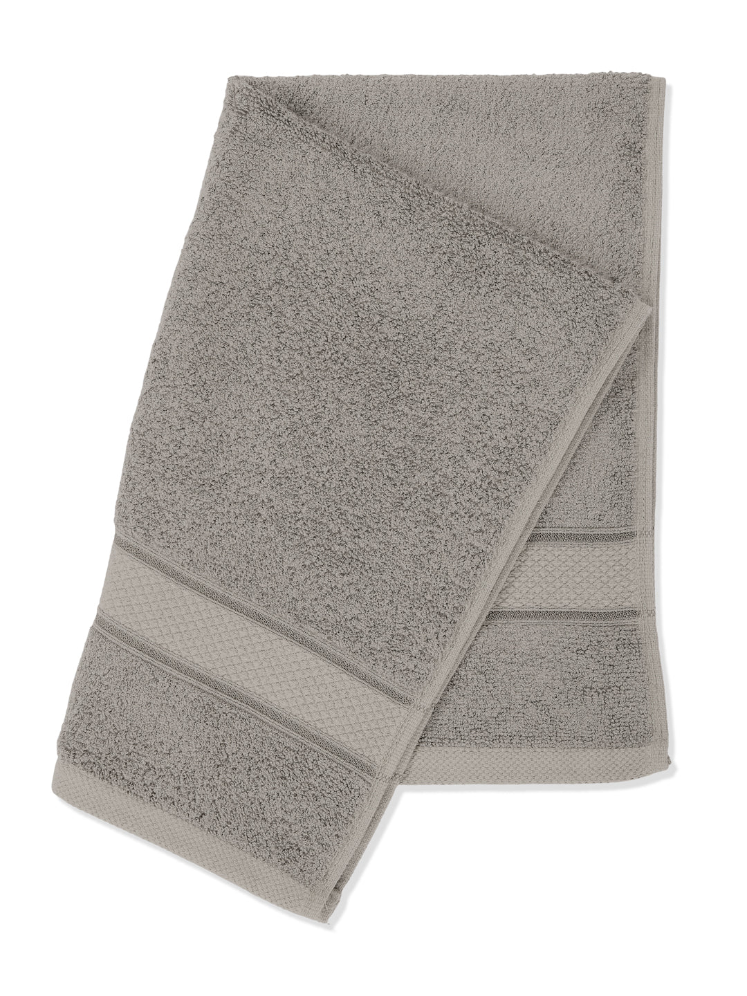 Luxury Light Grey 100% Cotton Solid 625 GSM Hand Towel Eusapia 2 Pc Set Box Pack - Image 7