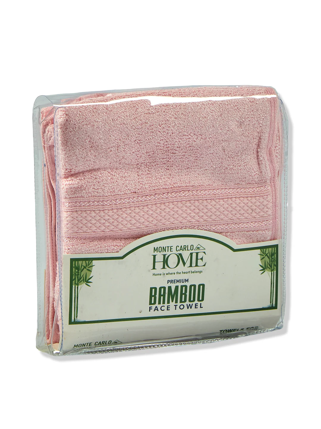 Luxury Light Pink Solid 600 GSM Face Towel 4 Pc Set (Eco Bamboo Collection) - Image 8