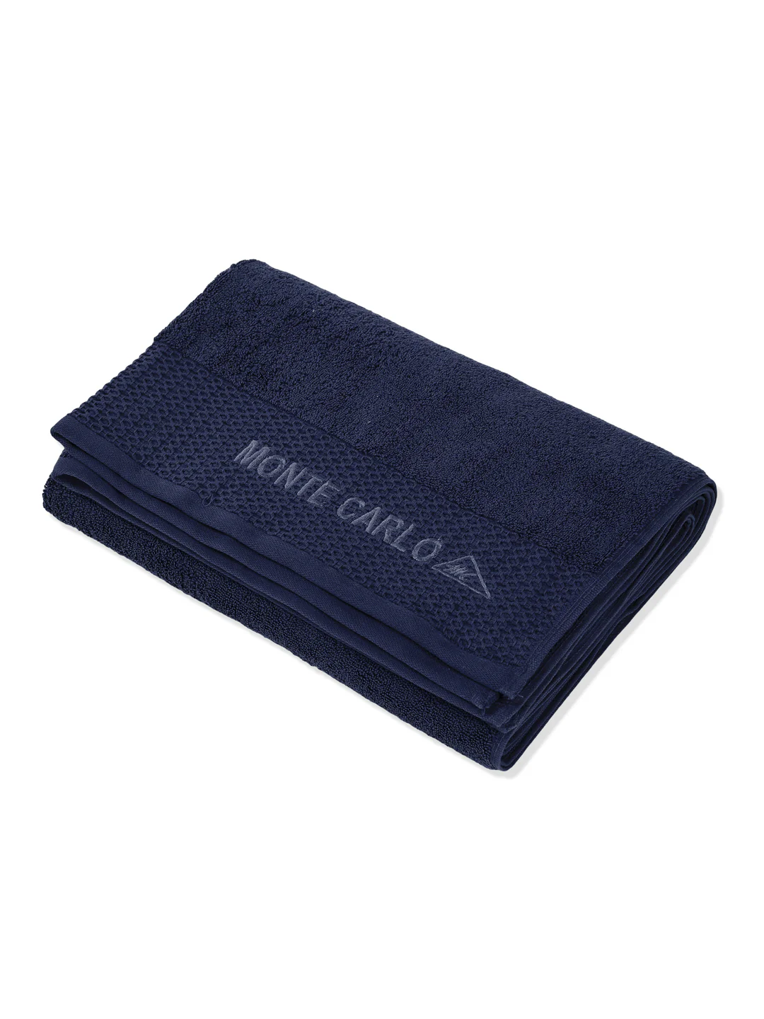 Luxury Navy Blue 100% Cotton Solid 650 GSM Bath Towel Egyptian 1 Pc Box Pack - Image 4