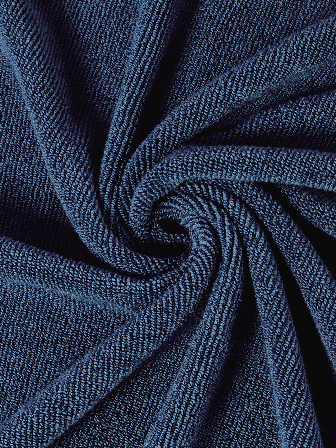 Luxury Navy Blue Bamboo Cotton Self Design 630 GSM Bath Towel Eco Bamboo Bliss 1 Pc Pvc - Image 7