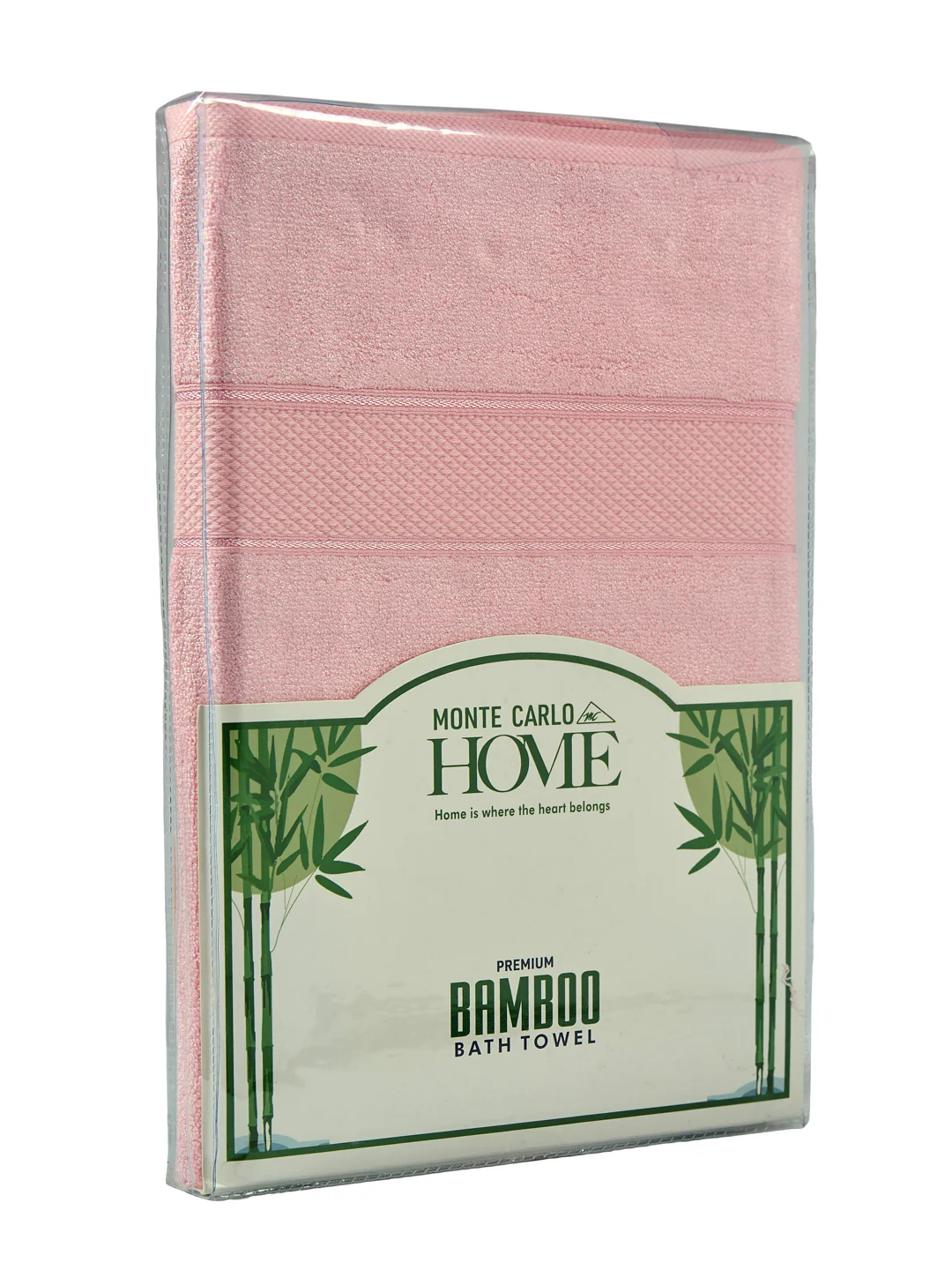Luxury Pink Bamboo Cotton Solid 600 GSM Bath Towel Eco Bamboo 1 Pc Pvc Pack - Image 9