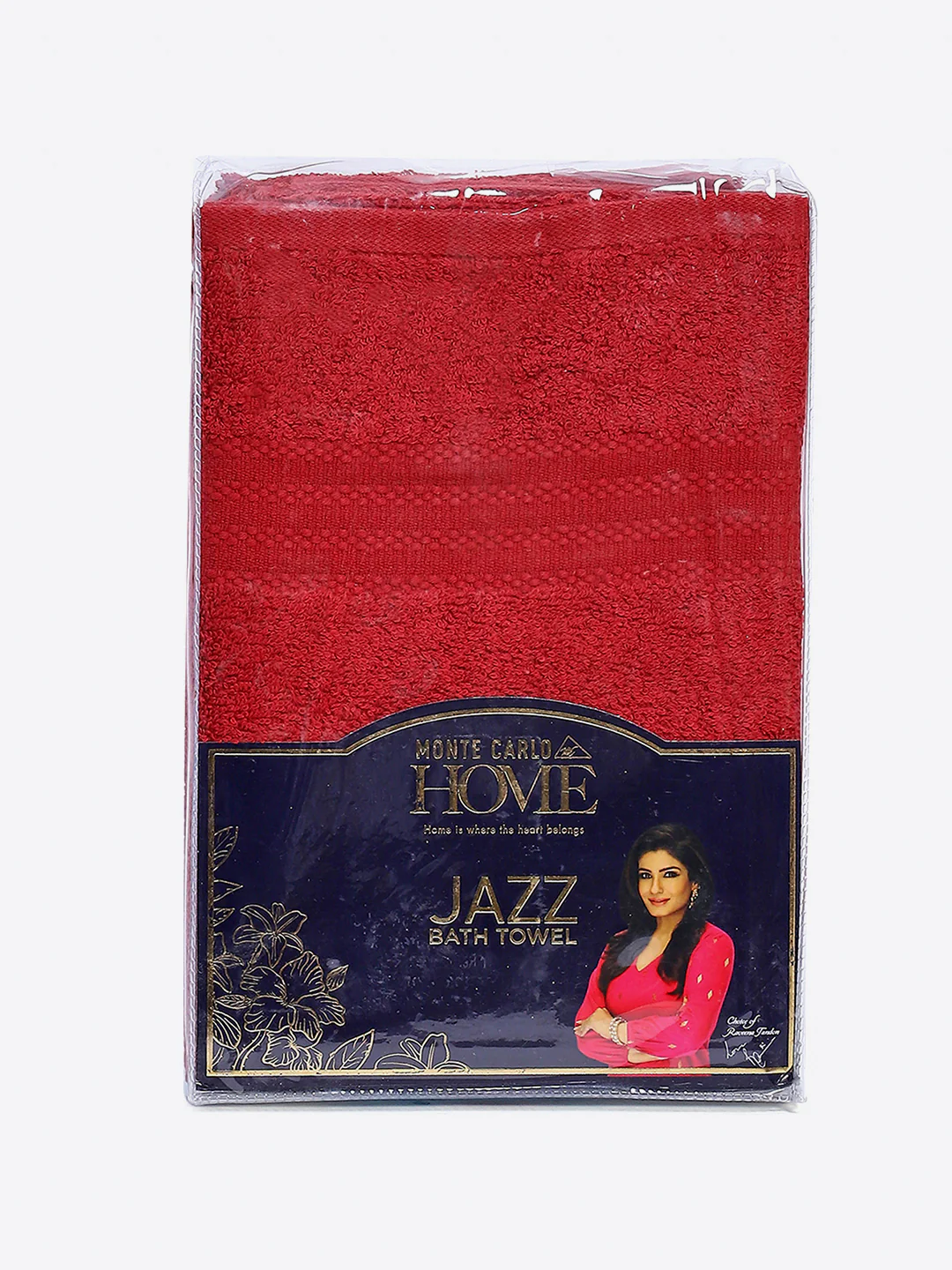 Maroon Cotton Solid 400 GSM Bath Towel (Jazz) - Image 5