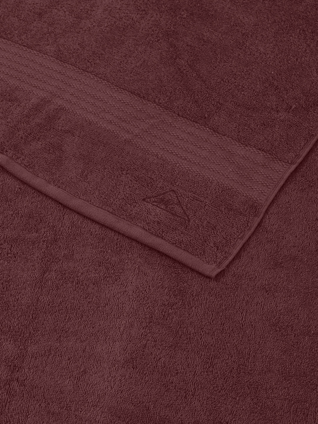 Maroon Pure Cotton Solid 380 GSM Car Towel 1 Piece (Jazz Collection) - Image 5