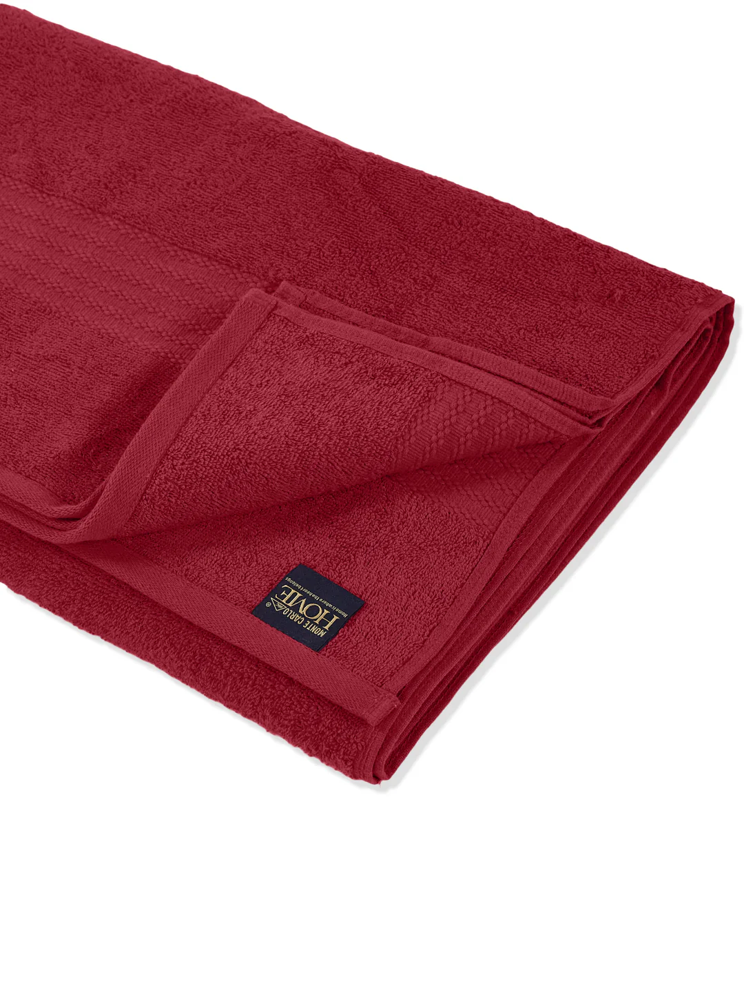 Maroon Pure Cotton Solid 380 GSM Car Towel 1 Piece (Jazz Collection) - Image 4