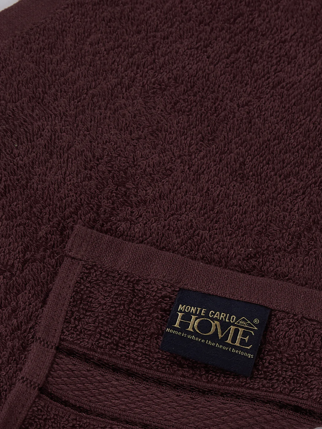 Maroon Pure Cotton Solid 400 GSM Face Towel 4 Pc Set (Jasper Collection) - Image 5