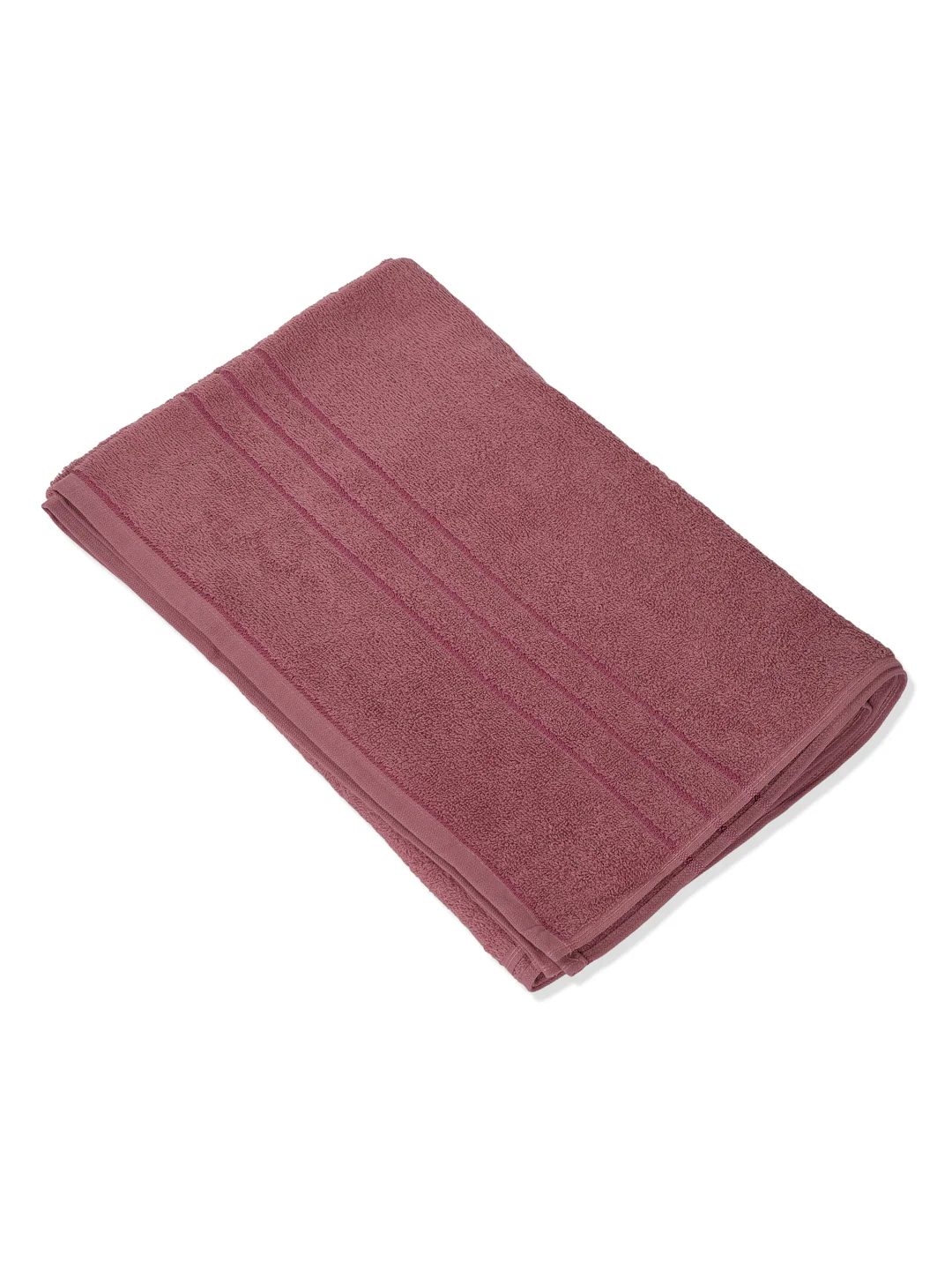 Mauve Pure Cotton Solid 340 GSM Car Towel 1 Piece (Soho Collection) - Image 3