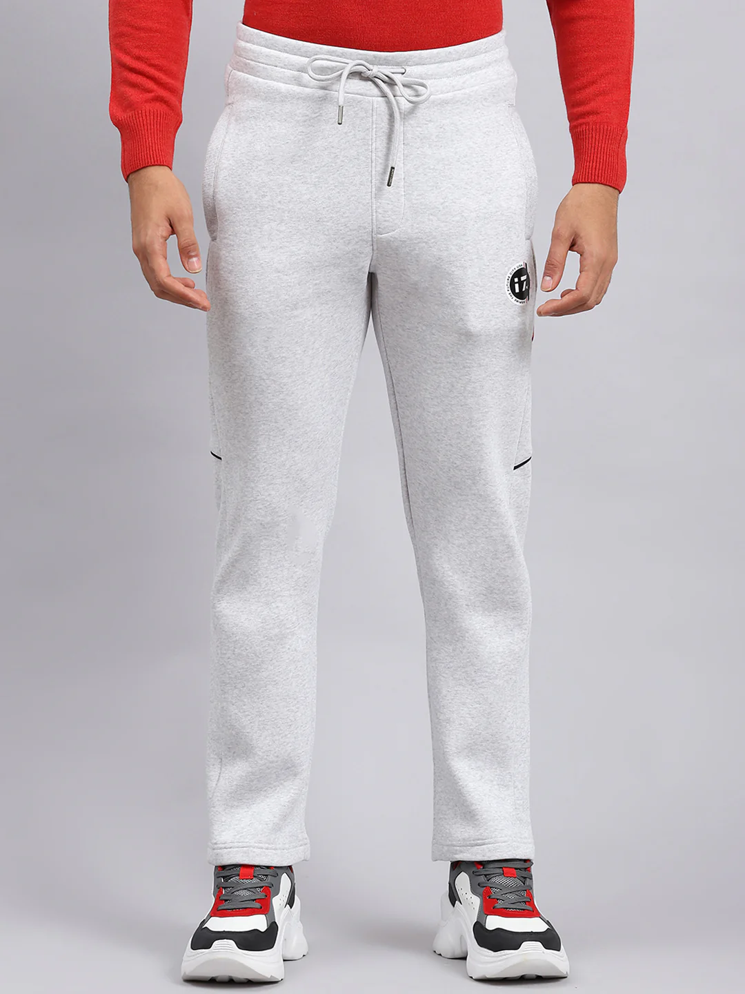 Men Beige Printed Winter Lower - Image 2