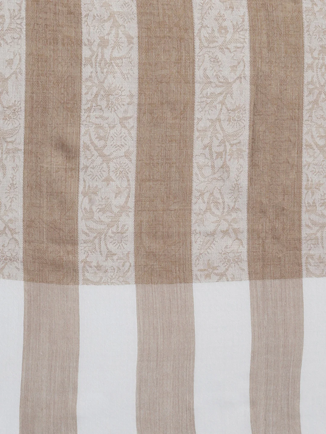Men Beige Self Design Lohi Shawl - Image 6