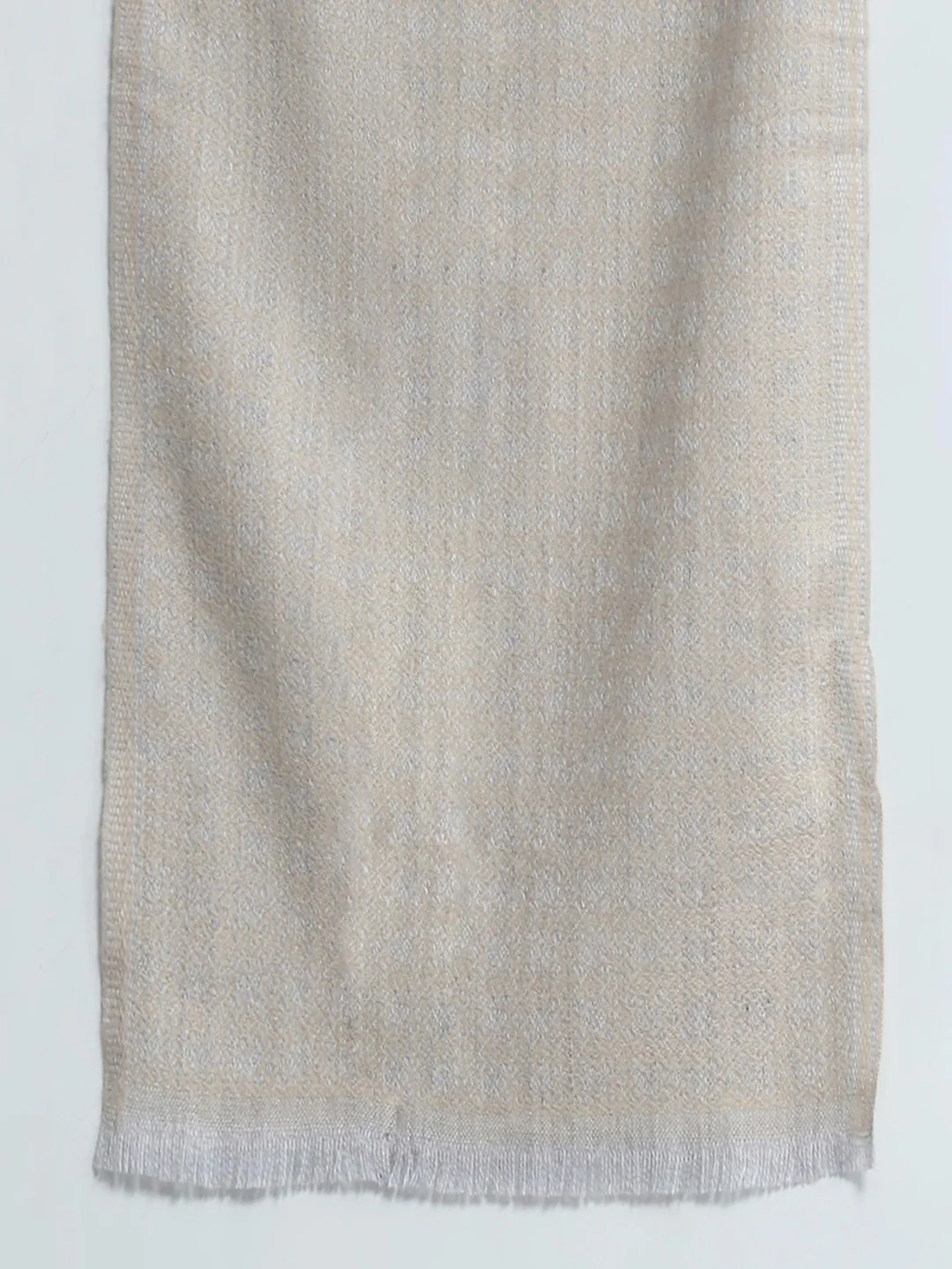 Men Beige Self Design Muffler - Image 7