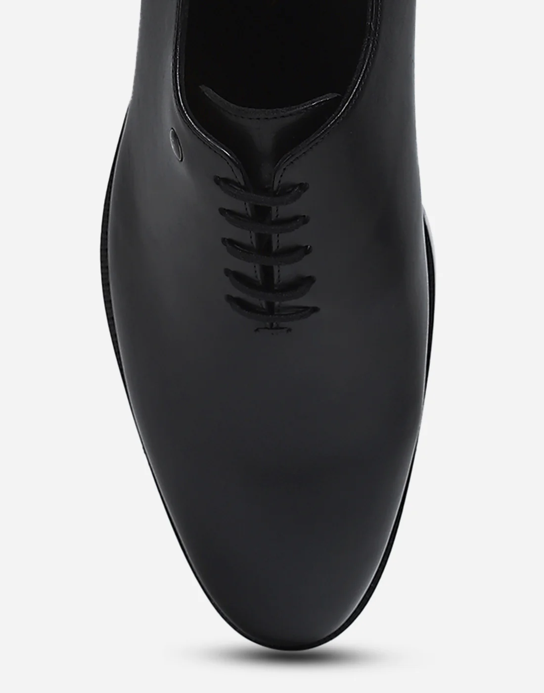 Men Black Lace Up Genuine Leather Formal Oxfords - Image 7
