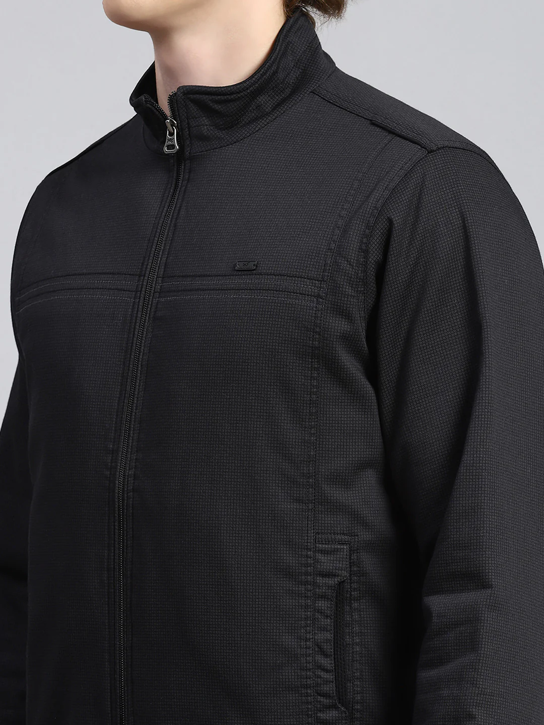 Men Black Printed Jacket - Image 6