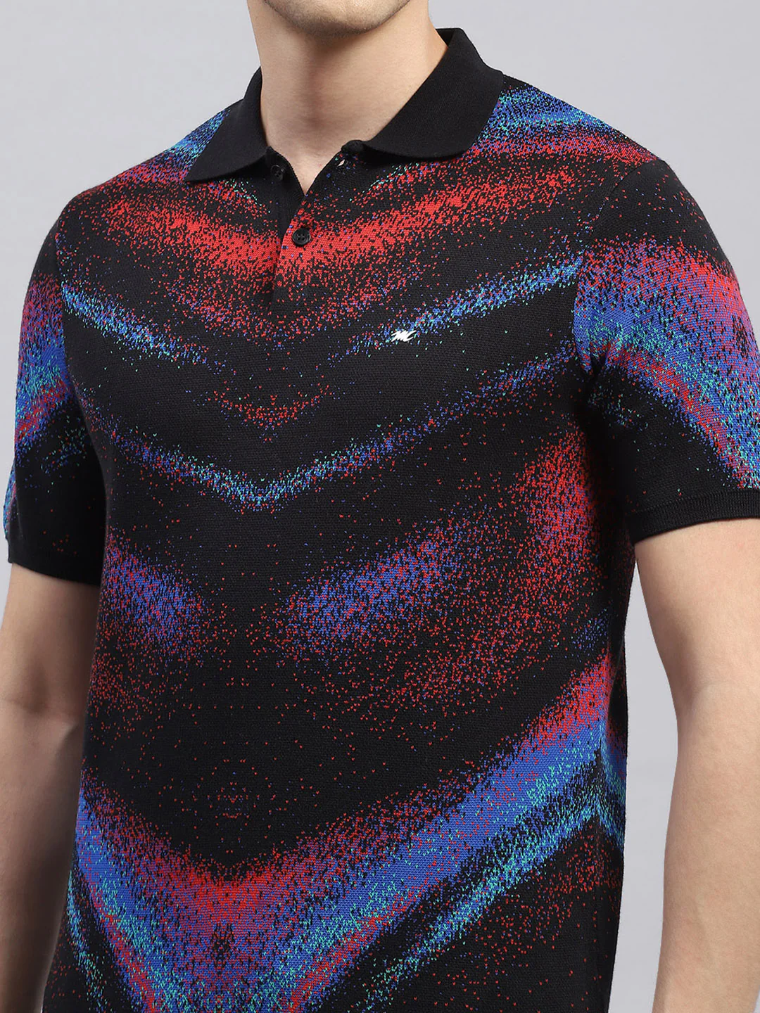Men Black Printed Regular Fit Bermuda Set - Image 6