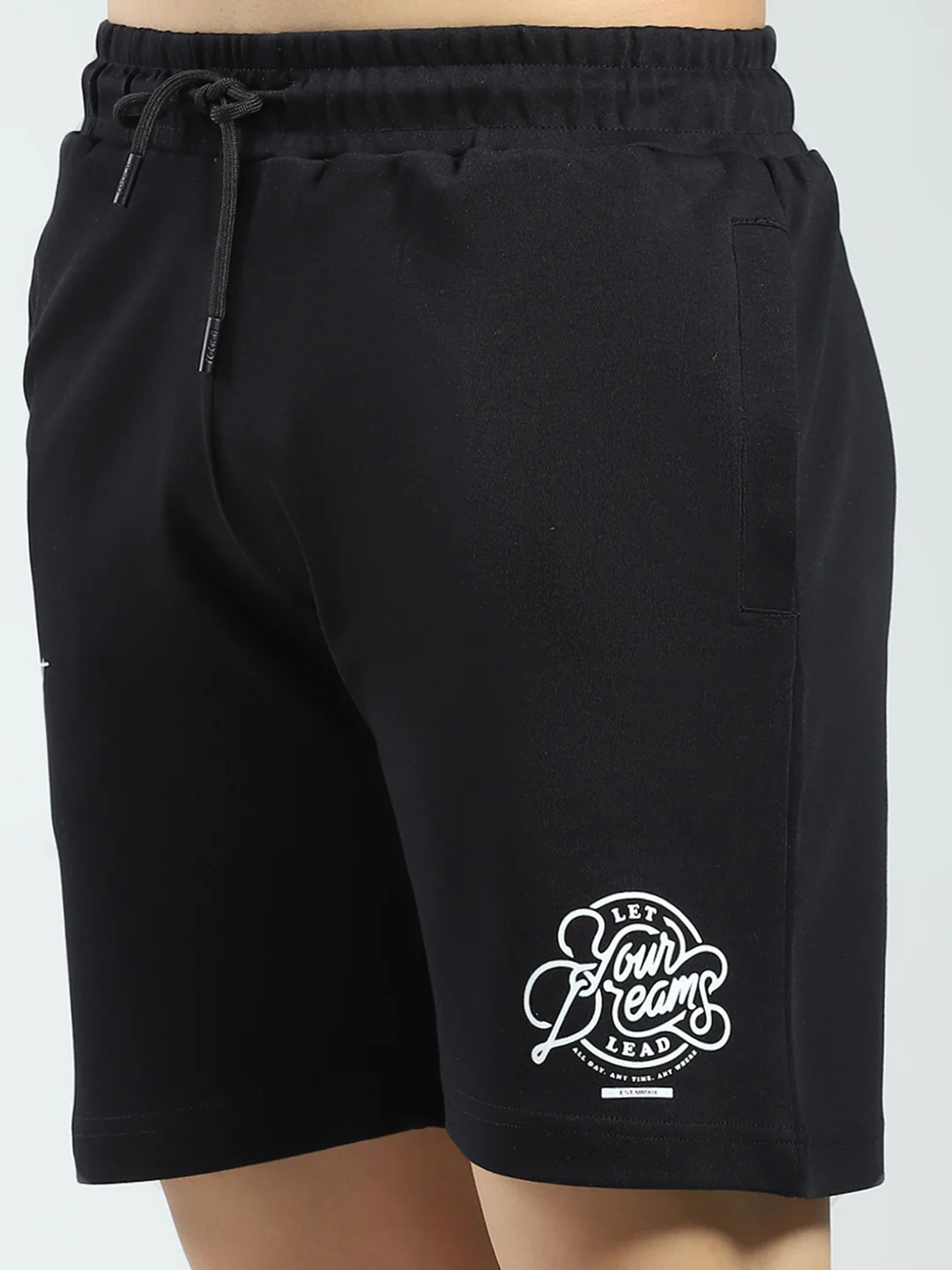 Rock.it Men Black Printed Regular Fit Shorts - Image 6