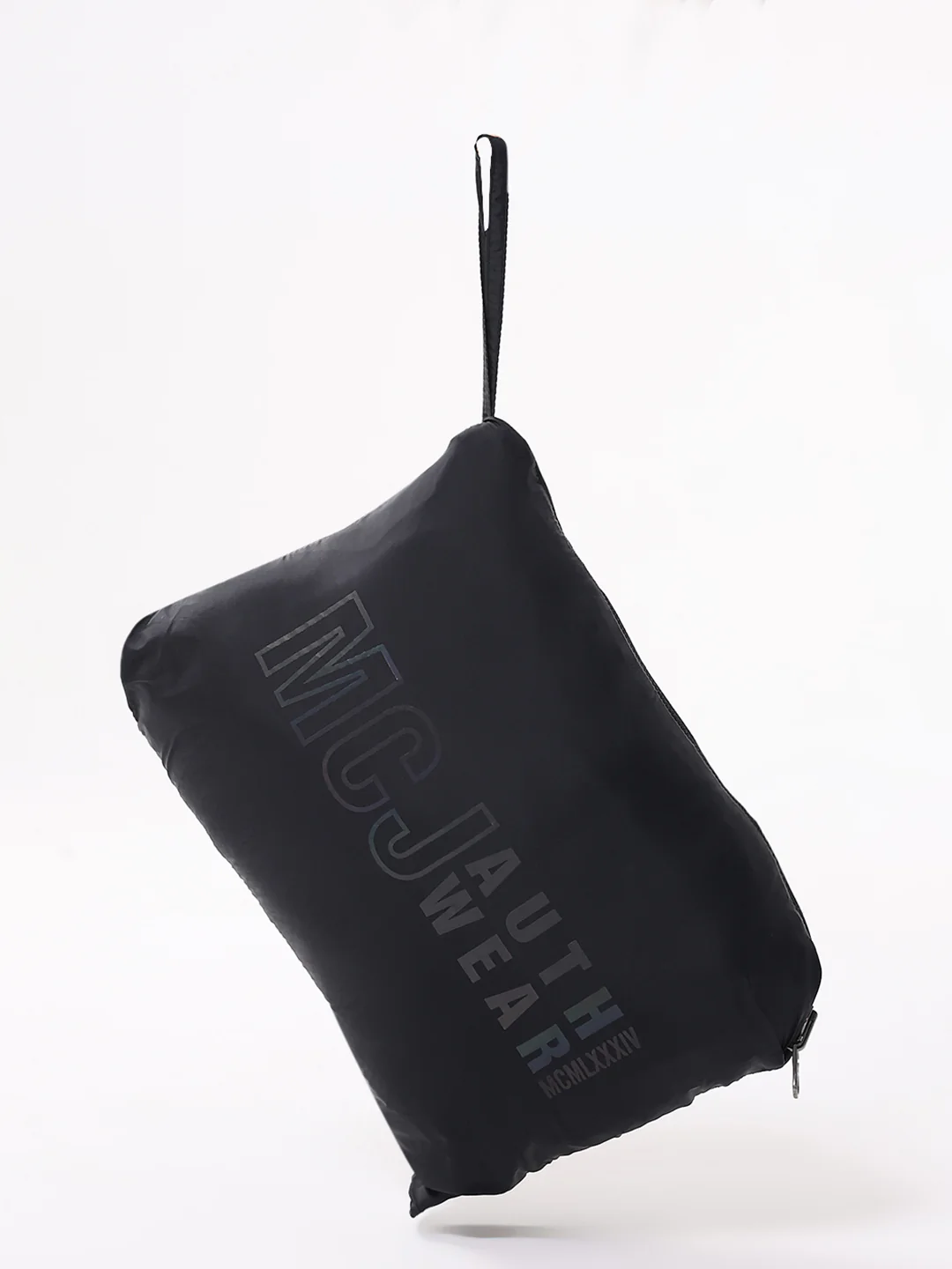 Men Black Solid Collar Sleeveless Jacket - Image 7